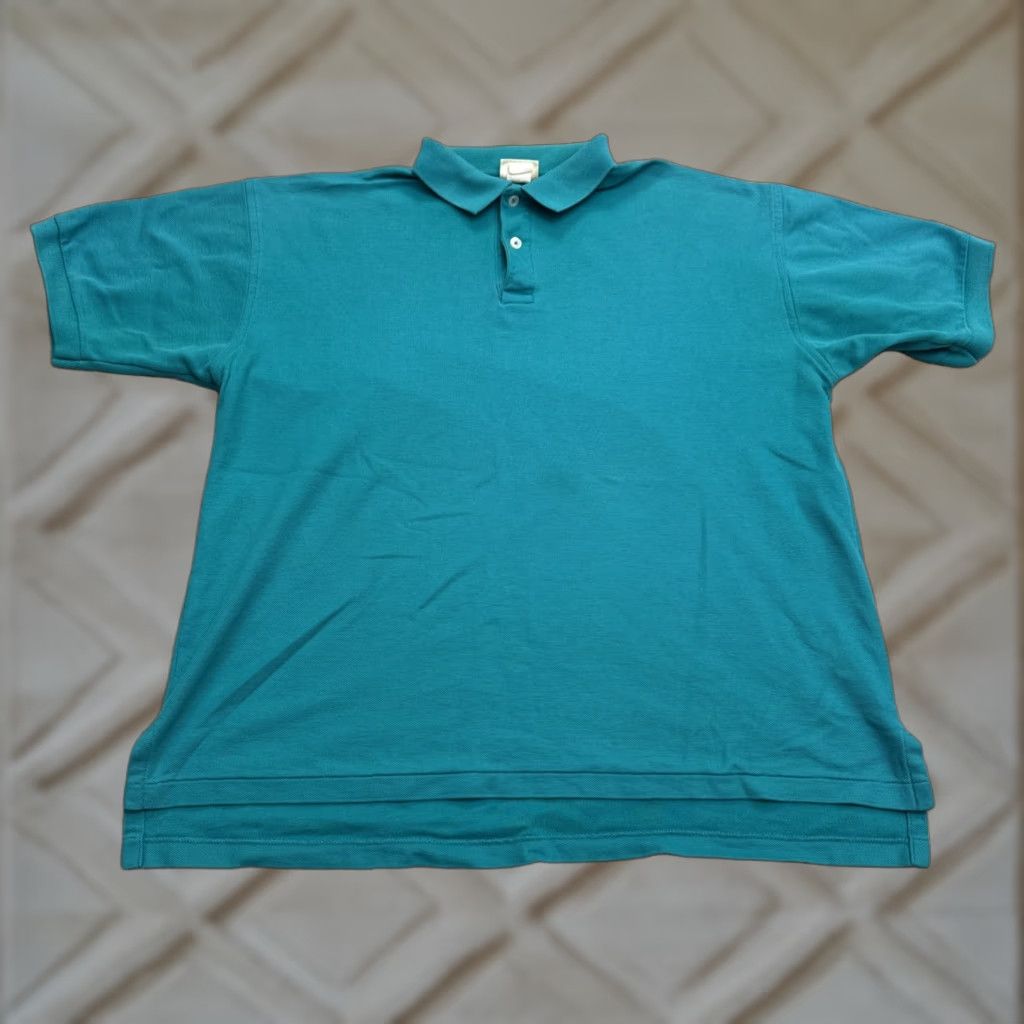 Vintage L.L. Bean Pique Polo Shirt 2XL Blue Short Sleeve Cotton Casual Golf Mens Size US XXL / EU 58 / 5 - 1 Thumbnail