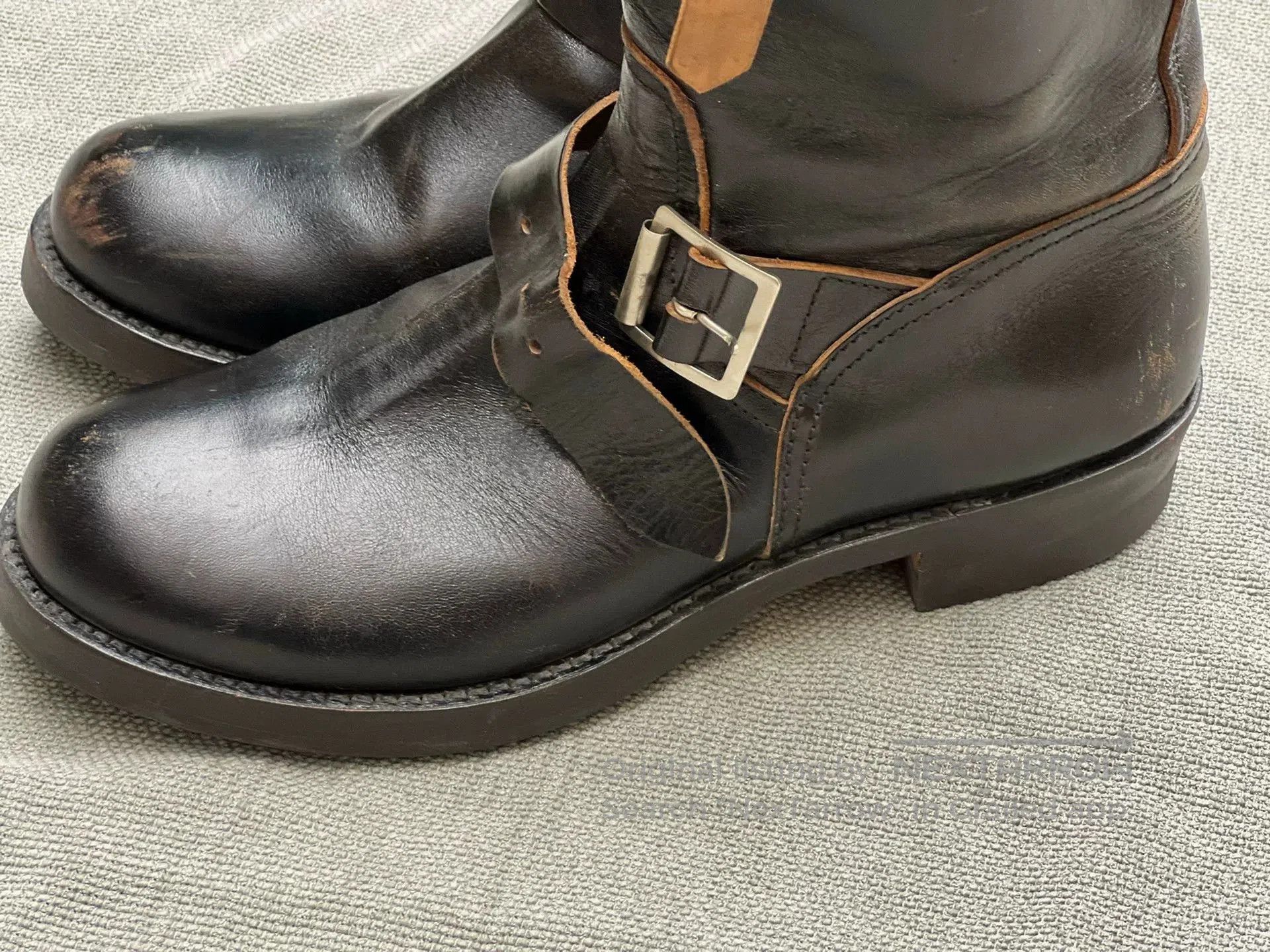 Buco Buco Engineer Boots in Black Leather. Size US 8 / EU 41 - 2 Thumbnail