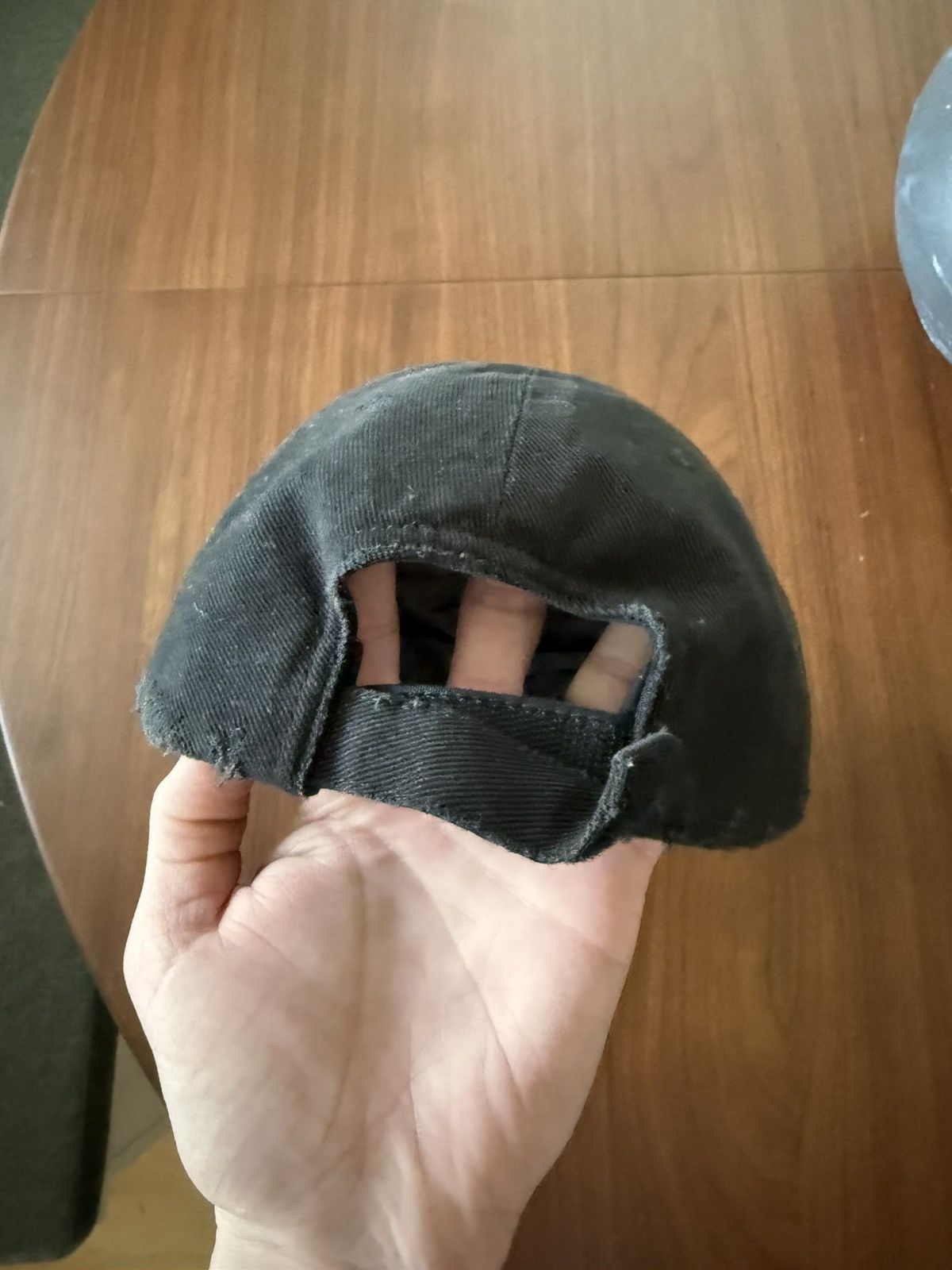 Balenciaga Balenciaga Script Distressed Cap Size ONE SIZE - 2 Thumbnail