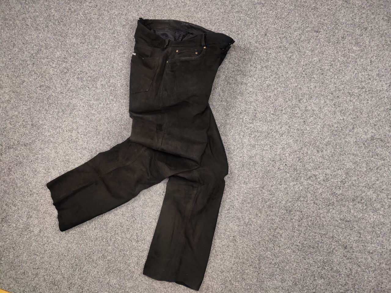 Japanese Brand Vintage Leather Pants Japan Hype Travis Scott Y2K Style Size US 34 / EU 50 - 3 Thumbnail