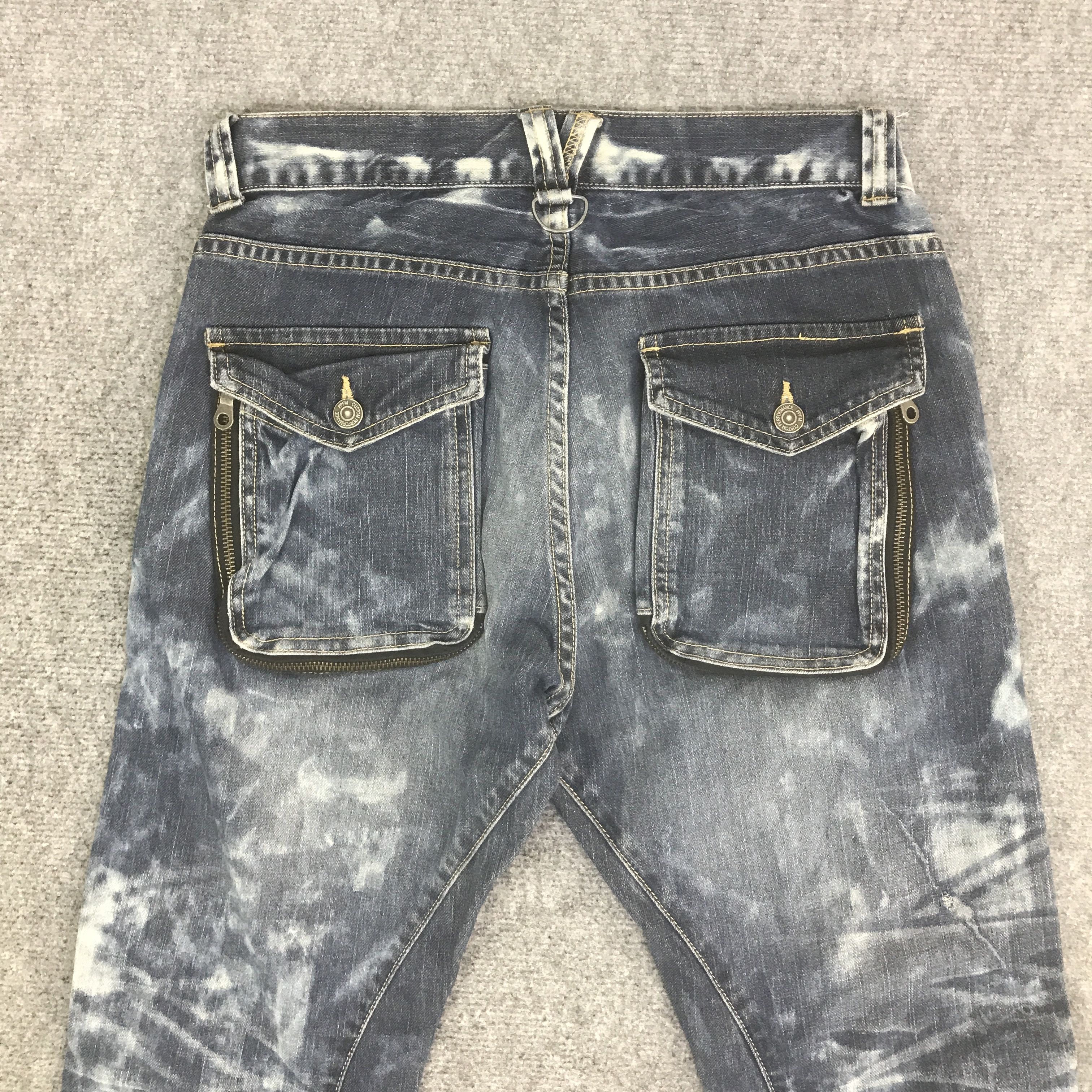 PPFM PPFM JAPAN BANANA DESIGN DENIM PANTSK129B4 Size US 30 / EU 46 - 5 Thumbnail