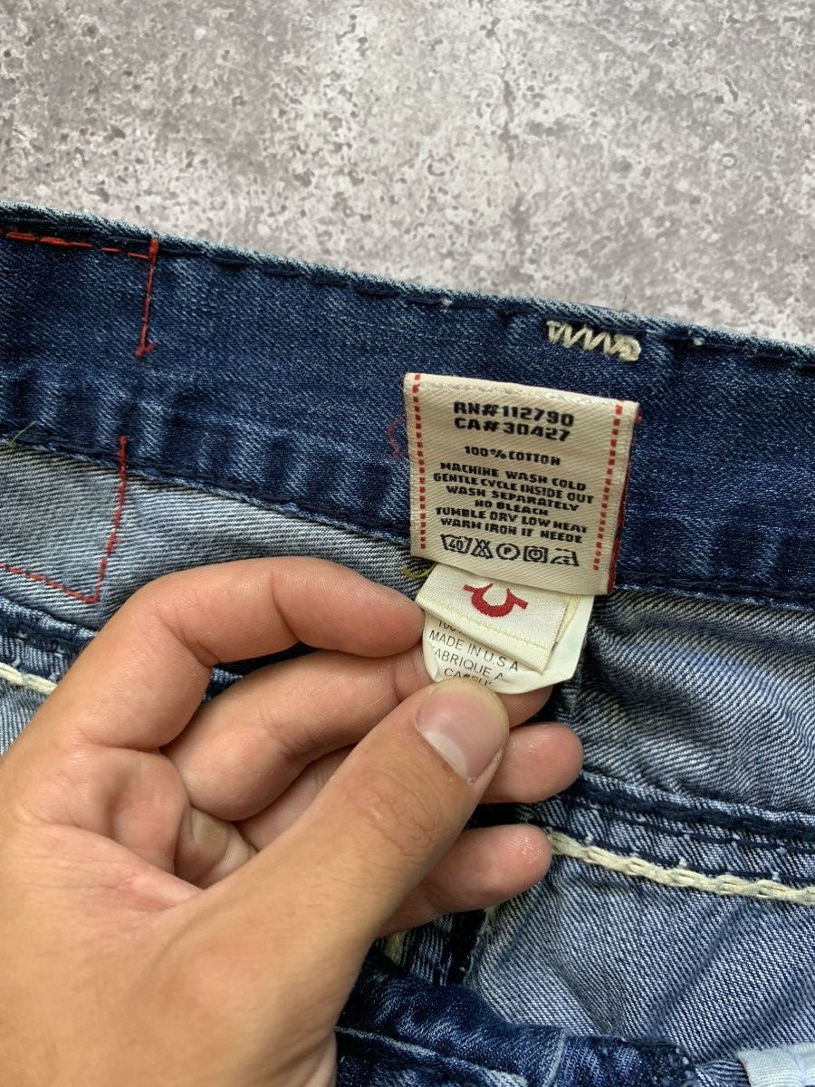 True Religion × Vintage Vintage True Religion Rope Stitch Jeans Size US 33 - 10 Thumbnail