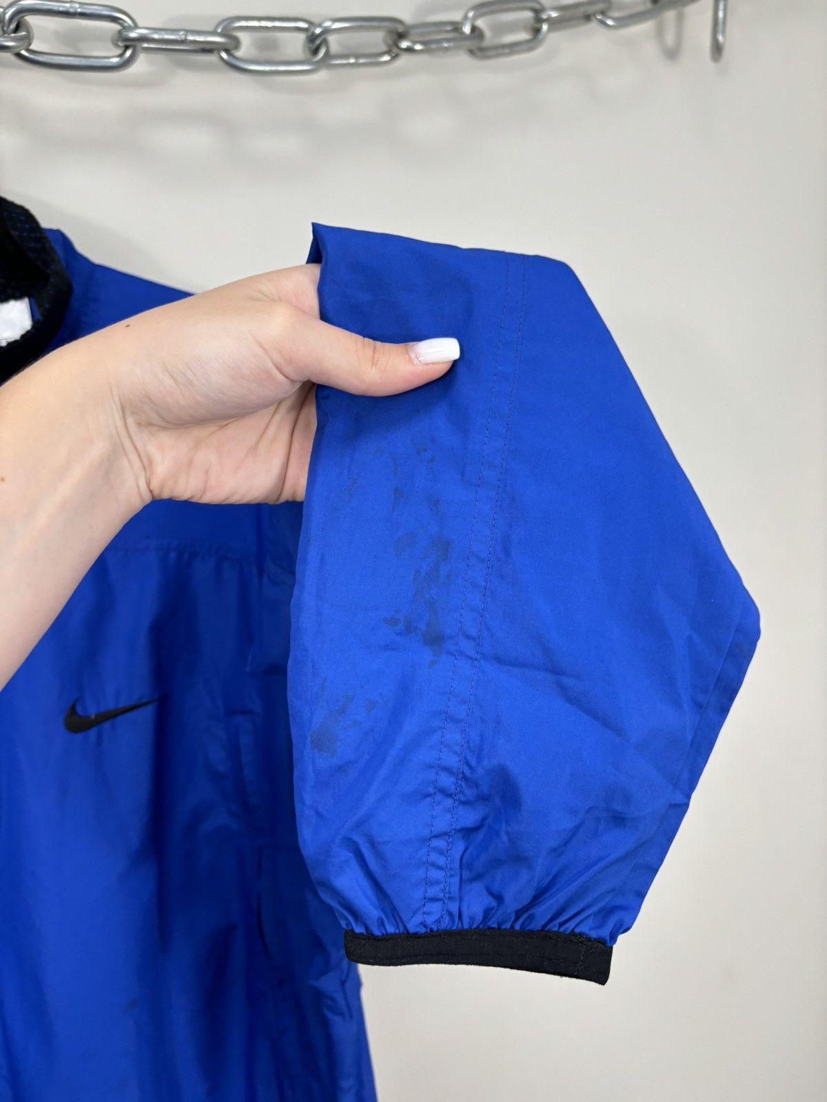 Nike Vintage 90s Nike Y2K Retro Hype Baggy Nylon Track Jacket Size US XL / EU 56 / 4 - 14 Thumbnail