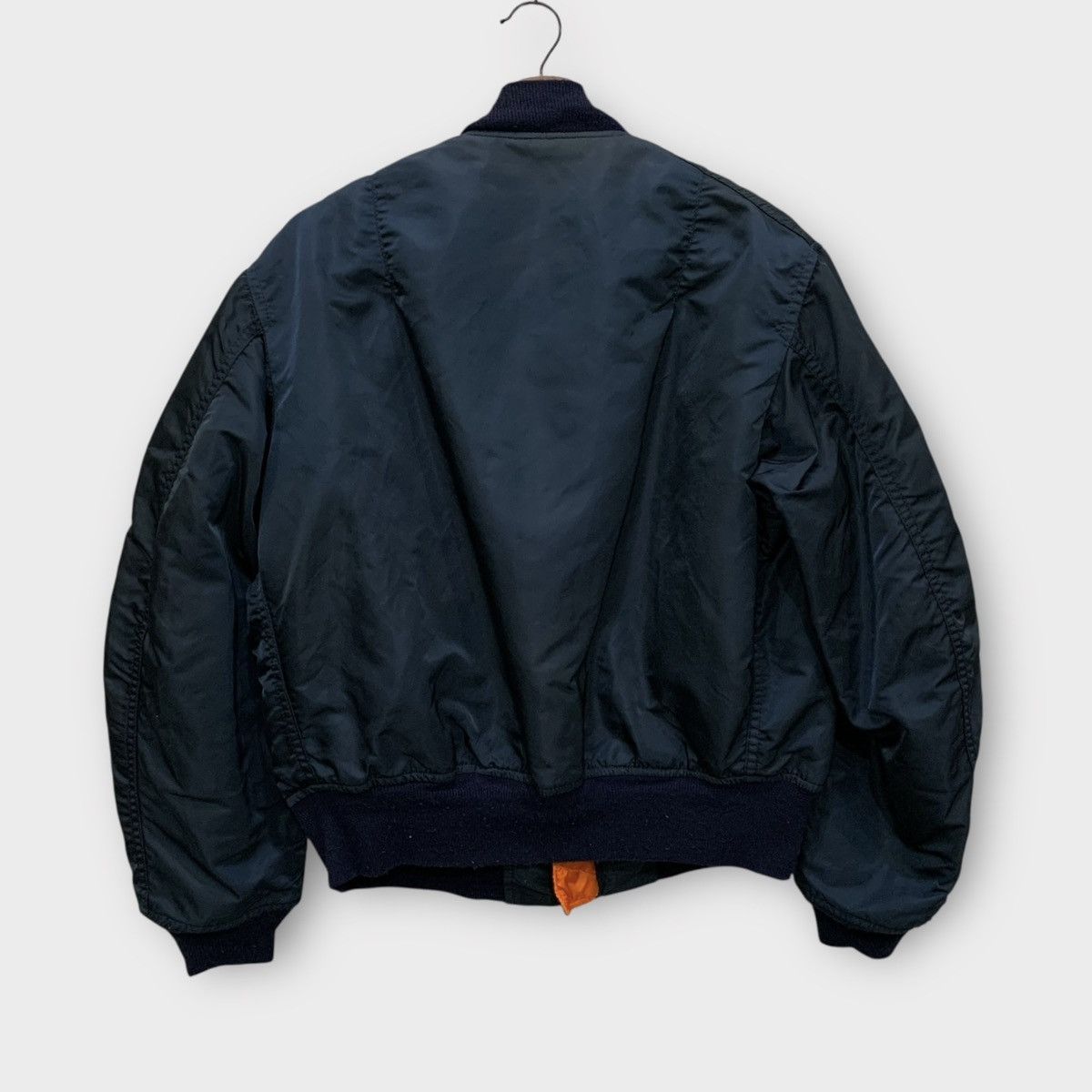 Alpha Industries VINTAGE 1990s USAF MA 1 FLIGHT BOMBER JACKET REVERSIBLE Size US M / EU 48-50 / 2 - 2 Thumbnail