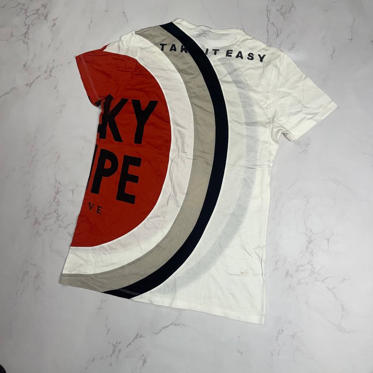 Vintage Band Tees × Vintage Other Lucky Stripe T-Shirt S Size Size US S / EU 44-46 / 1 - 9 Thumbnail