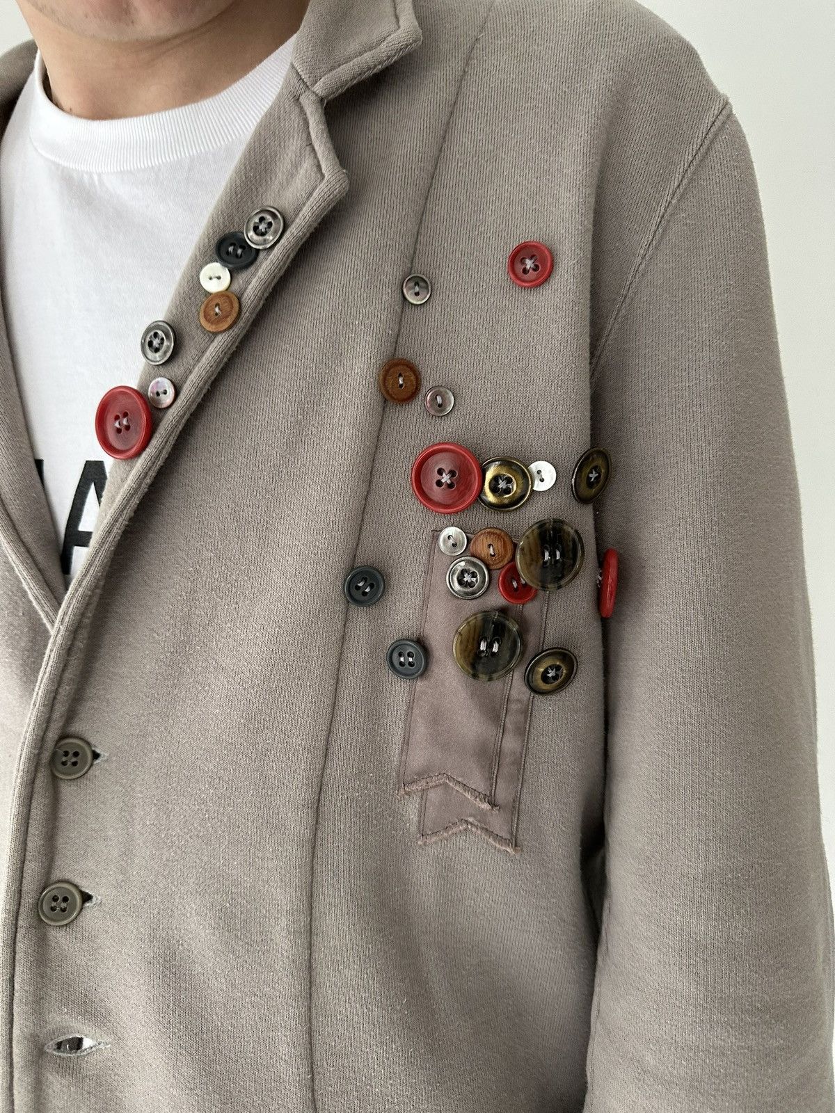 gomme Japanese designer Gomme buttons blazer Size 48R - 3 Thumbnail