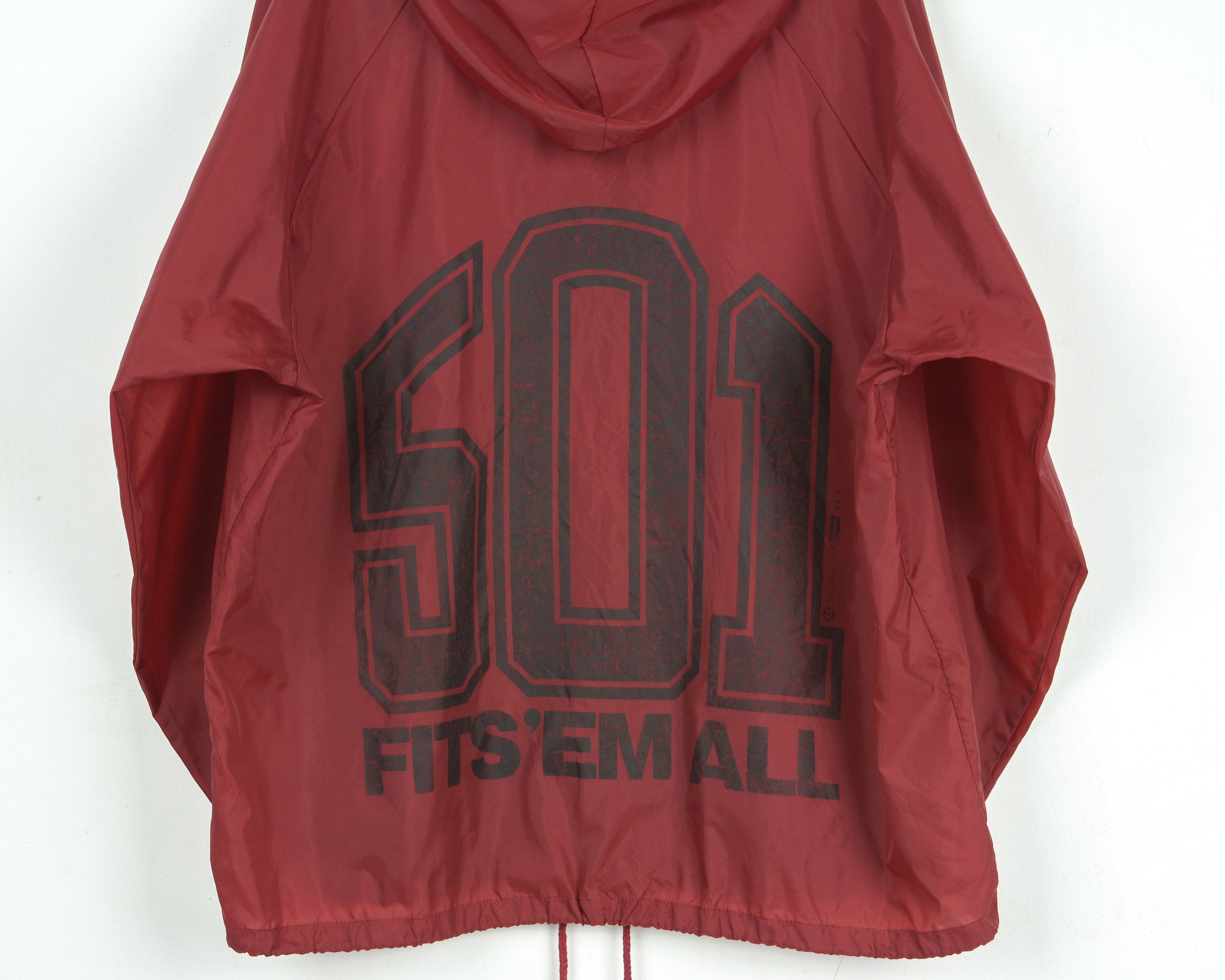 Levi's 501 FITS EM ALL Lightweight VTG Jacket Windbreaker Raincoat Size US L / EU 52-54 / 3 - 6 Thumbnail