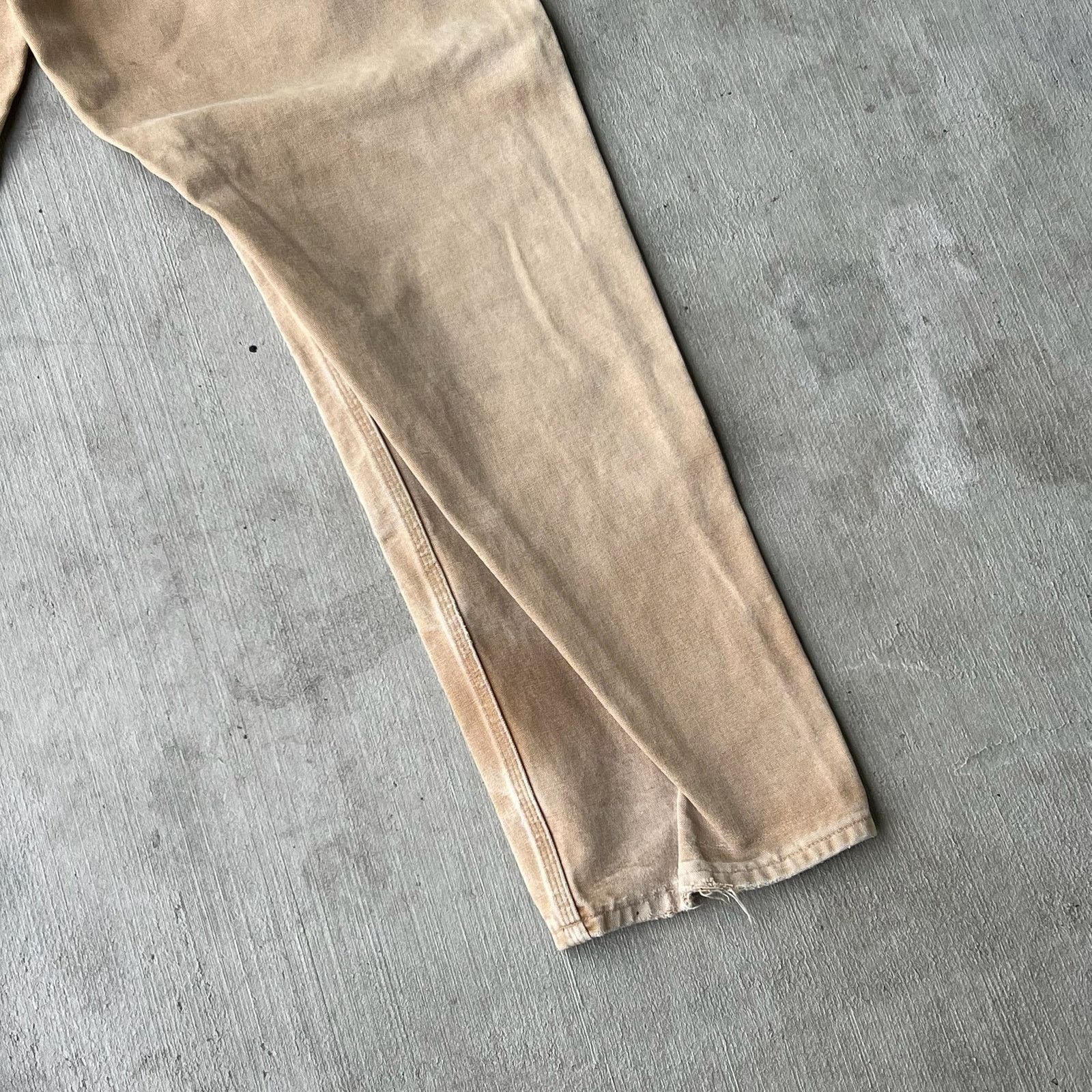 Carhartt × Vintage Carhartt brown faded double knee work wear carpenter pants Size US 37 - 11 Thumbnail