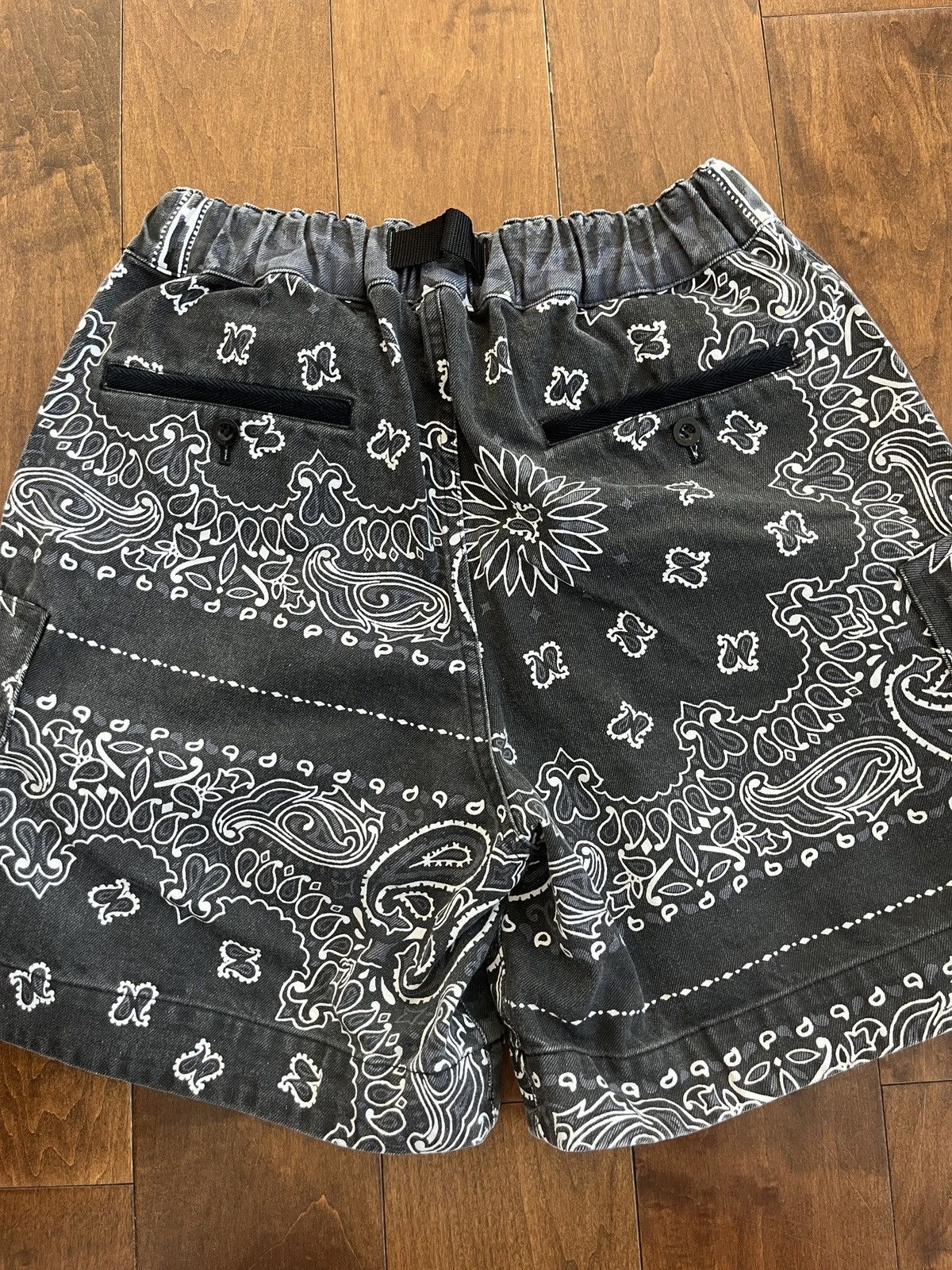 Sacai BANDANA CARGO SHORT Size US 26 / EU 42 - 6 Thumbnail