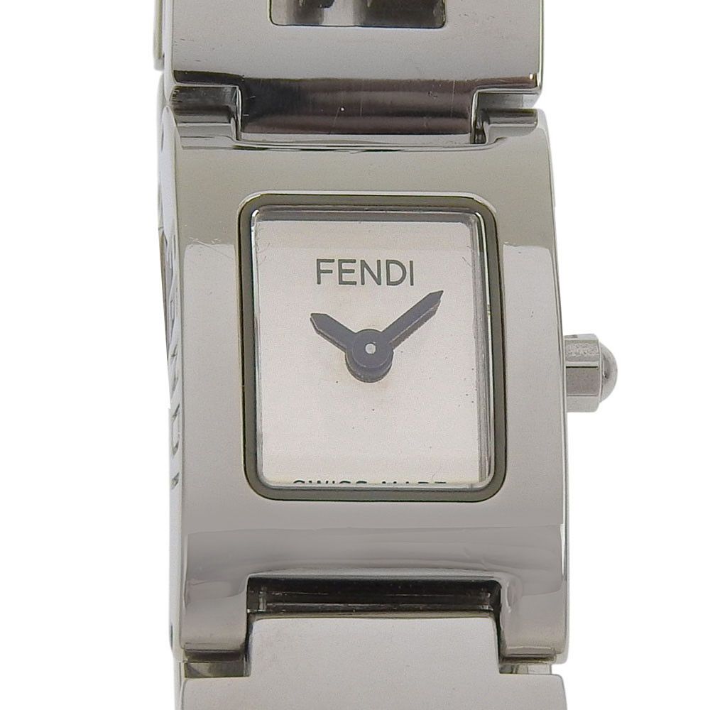 Fendi Fendi Fendi Logo Stainless Steel Quartz Metal Quartz 3150L DUTY FREE for USA Size ONE SIZE - 1 Thumbnail
