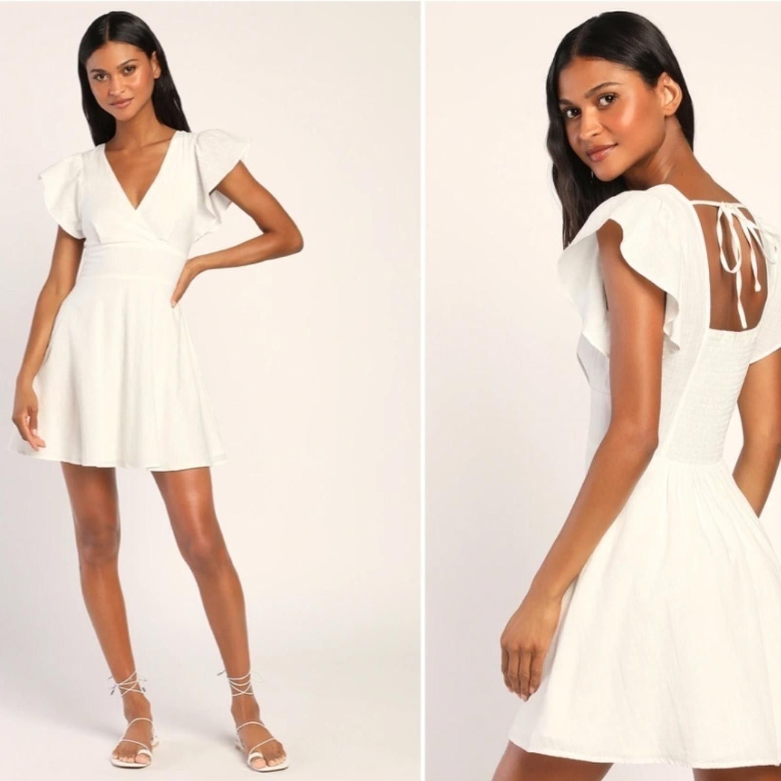 Lulus LULU's Bachelorette Engagement Bridal Honeymoon Flirty Mini Size M / US 6-8 / IT 42-44 - 1 Thumbnail
