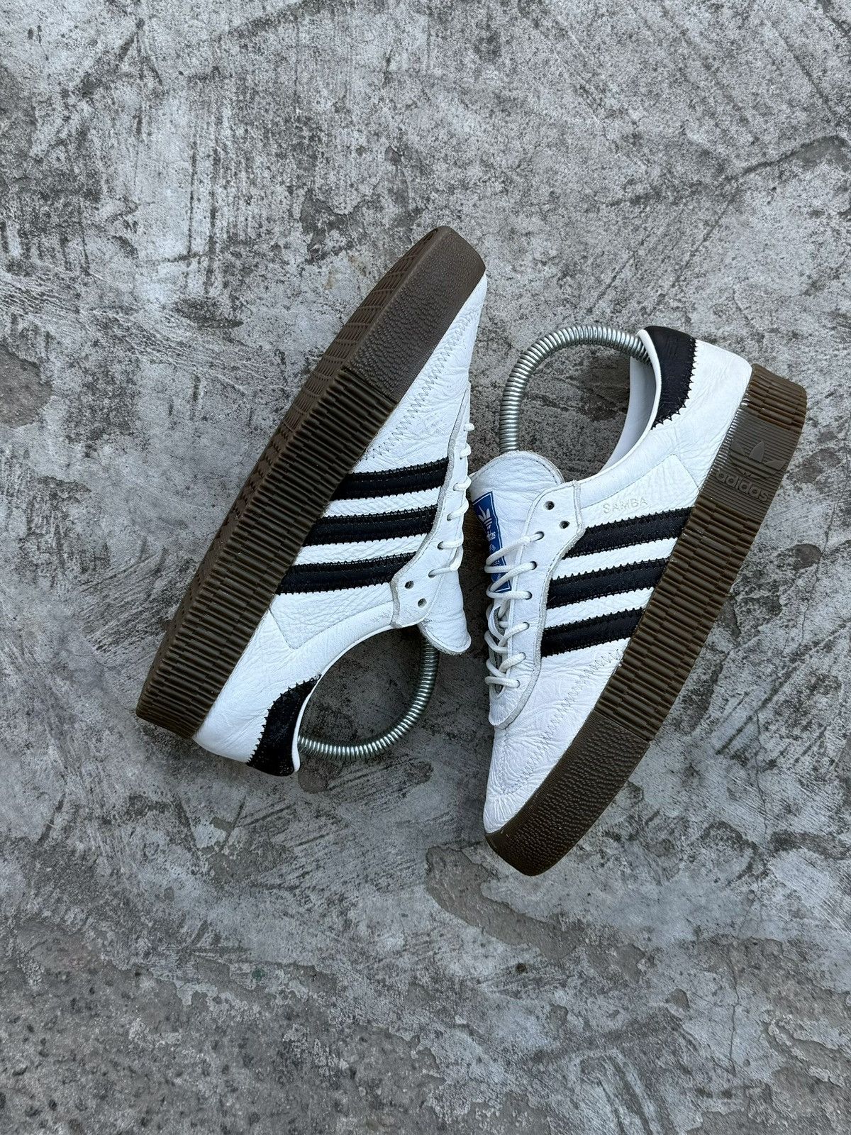 Adidas Vintage Y2K Adidas Samba Leather Hype OG Sneakers Size US 6.5 / IT 36.5 - 2 Thumbnail
