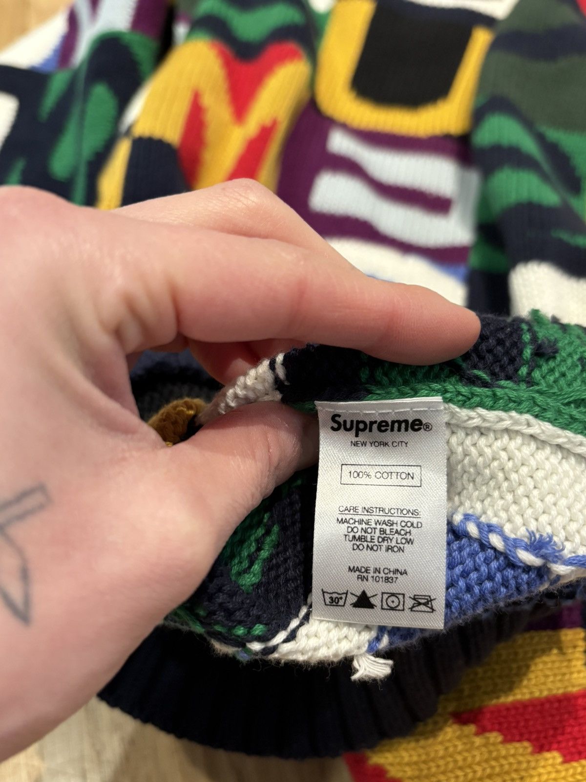 Supreme Supreme Multicolor Logo Sweater Size Medium Size US M / EU 48-50 / 2 - 4 Thumbnail