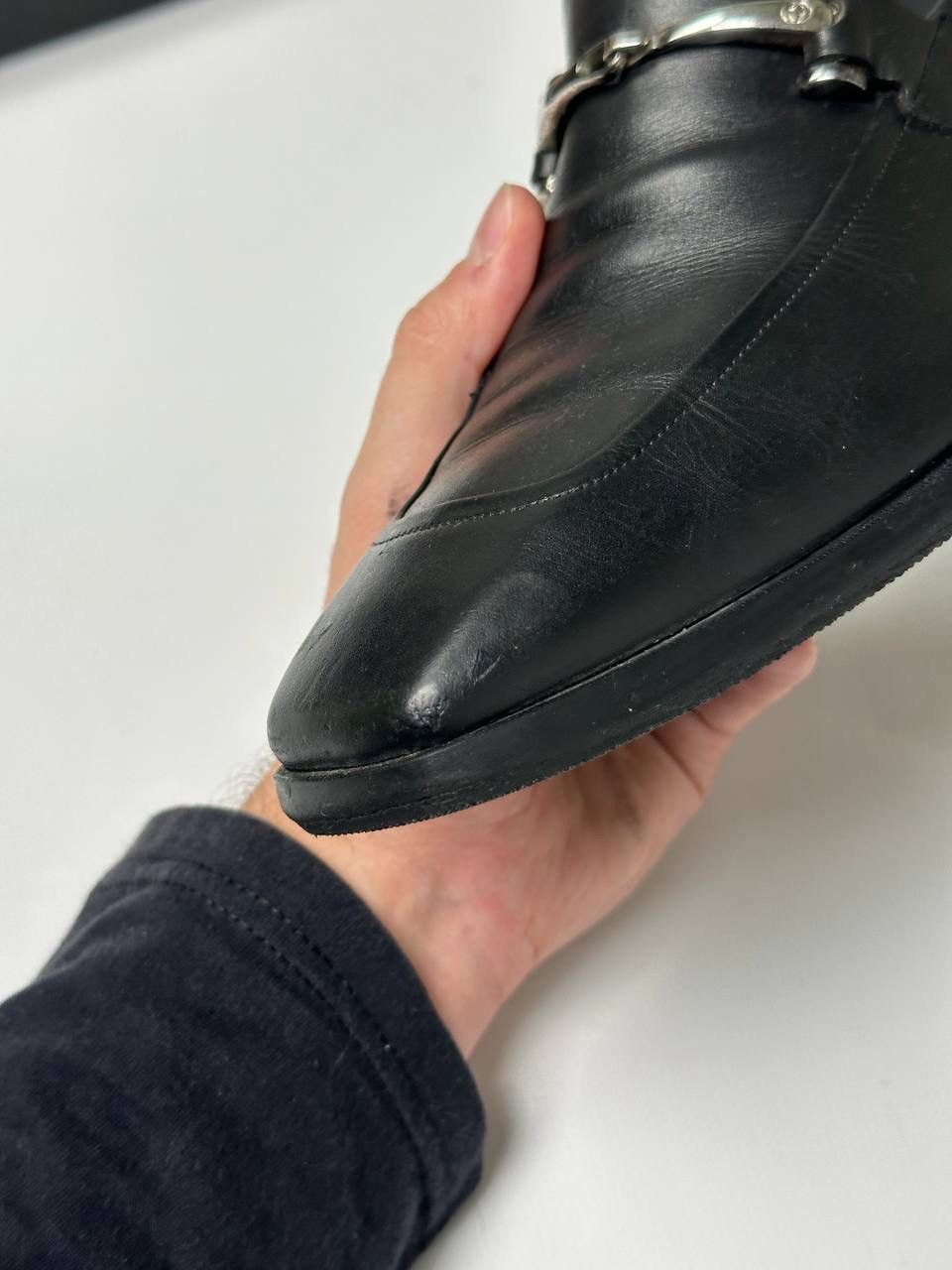 Gucci Gucci 00s By Tom Ford Horsebit Black Leather Loafer Size US 9 / EU 42 - 22 Thumbnail