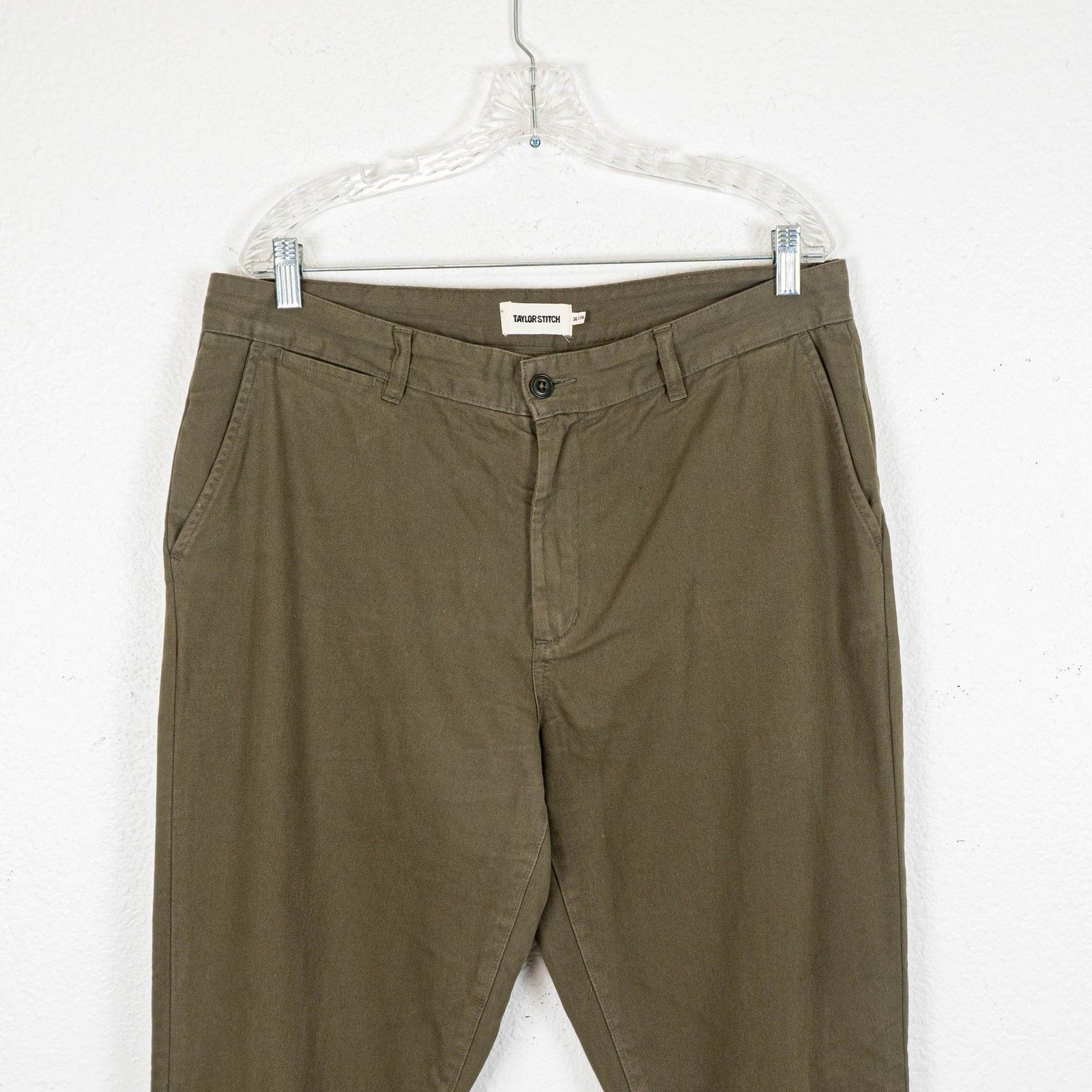 Taylor Stitch Taylor Stitch The Democratic Foundation Pants Olive 36x34 Size US 36 / EU 52 - 4 Thumbnail