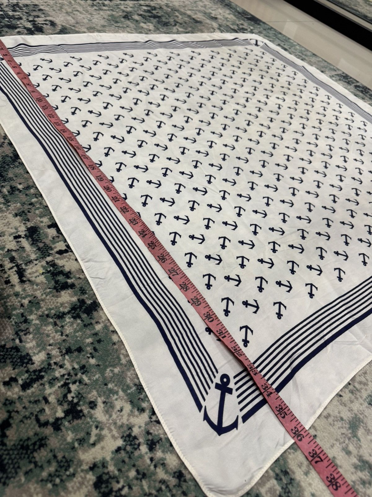Other MALENE BIRGER ACHORS PRINT MIXED SILK SCARF Size ONE SIZE - 3 Thumbnail