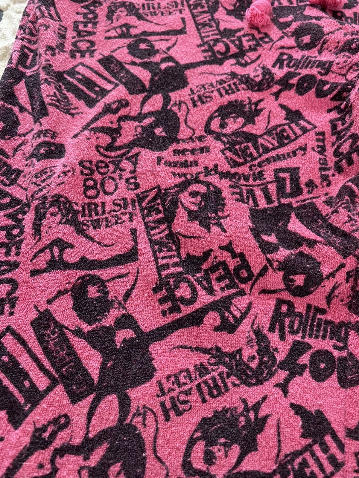 Beauty Beast × Hysteric Glamour × Japanese Brand Fleur & parfum flared all over print sweatpants Size US 28 / EU 44 - 5 Thumbnail