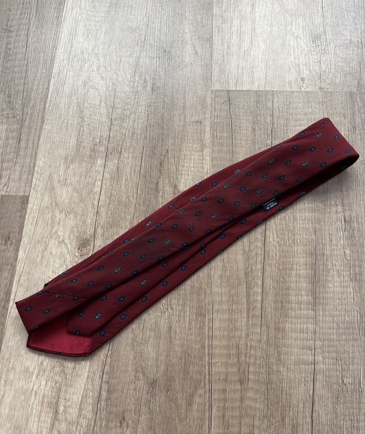 Balenciaga × Vintage Rare Vintage Balenciaga Paris Tie — 100% Silk Size ONE SIZE - 6 Thumbnail