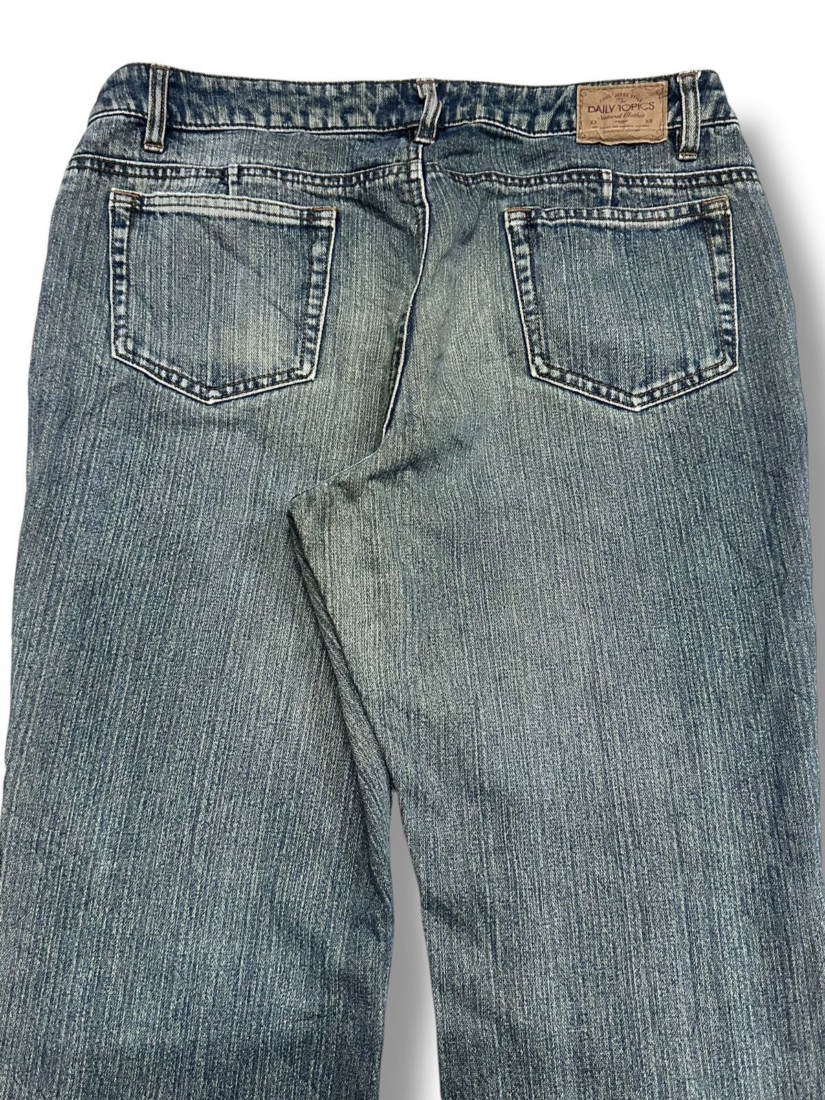 Japanese Brand Flare Japan Jeans Wideleg Loose Style With Faded Wash Size US 32 / EU 48 - 6 Thumbnail