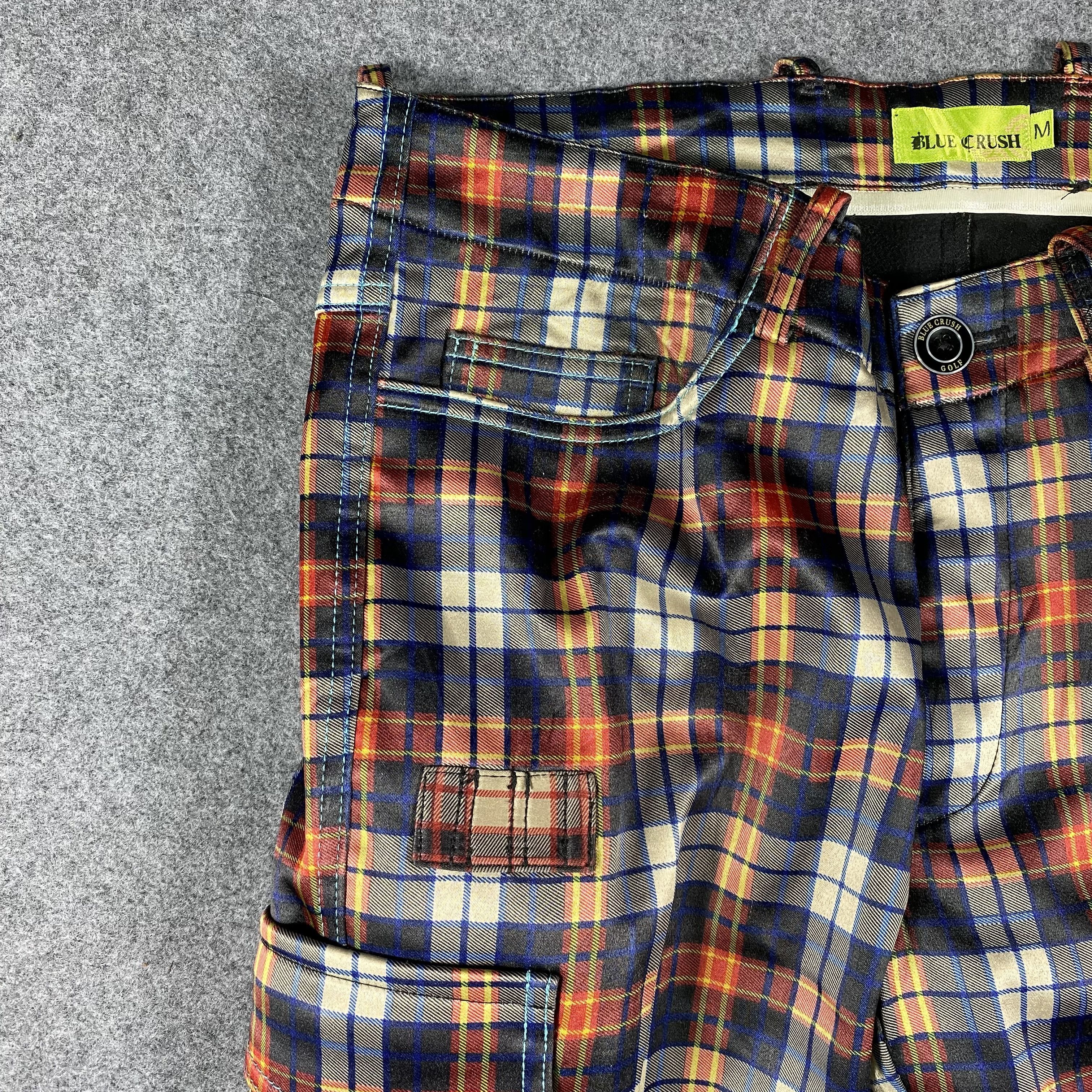 Japanese Brand Japanese Brand Blue Crash Multipocket Tactical Cargo Pants Size US 32 / EU 48 - 2 Thumbnail