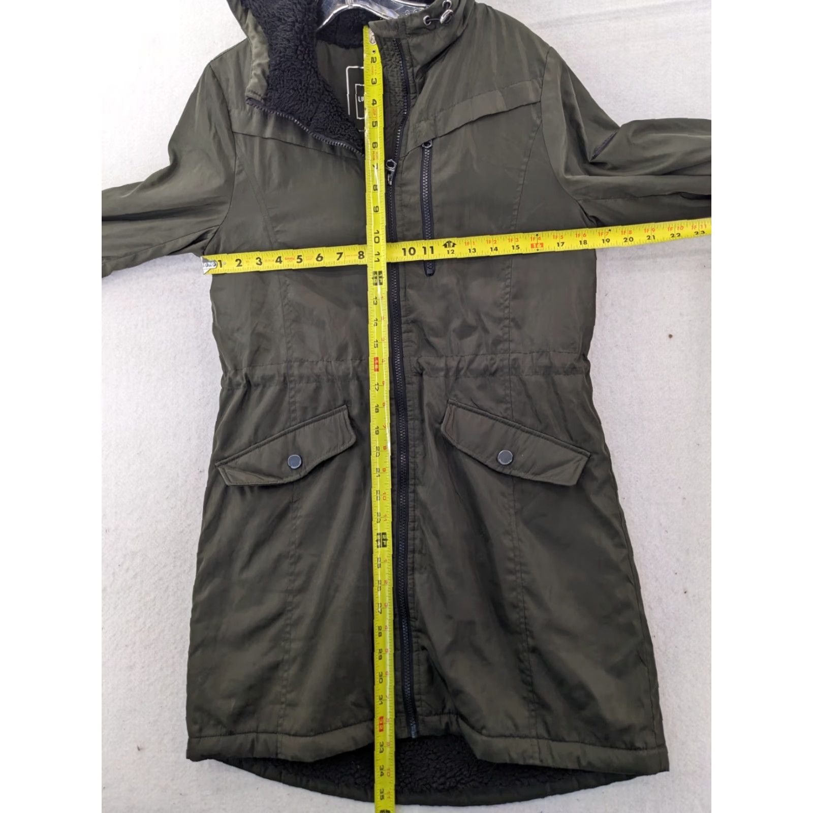 Lucky Brand Lucky Brand Coat Womens Small Green Winter Parka Long Fleece Lined Outerwear Size S / US 4 / IT 40 - 6 Thumbnail