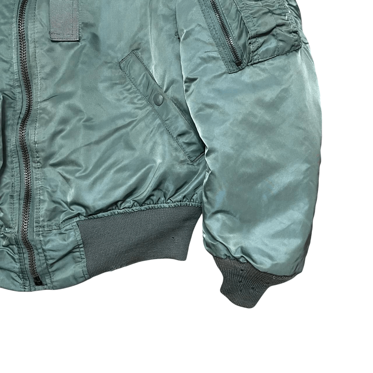 Alpha Industries Vintage Alpha Industries Ma 1 Flight Bomber Jacket Size US M / EU 48-50 / 2 - 4 Thumbnail