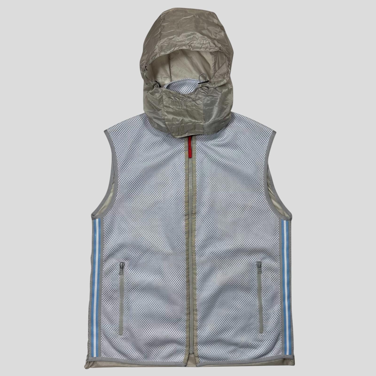 Prada Prada Sport SS00 Gel Seam Convertible Mesh Gilet - IT48 Size US M / EU 48-50 / 2 - 1 Thumbnail