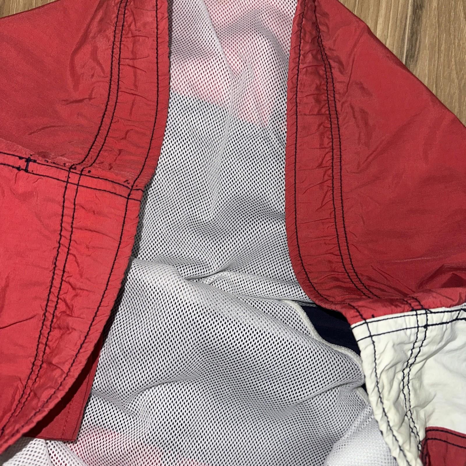 Nautica Nautica Mens Swim Trucks Size XL Red, White, Navy Drawstring Size US 36 / EU 52 - 7 Thumbnail