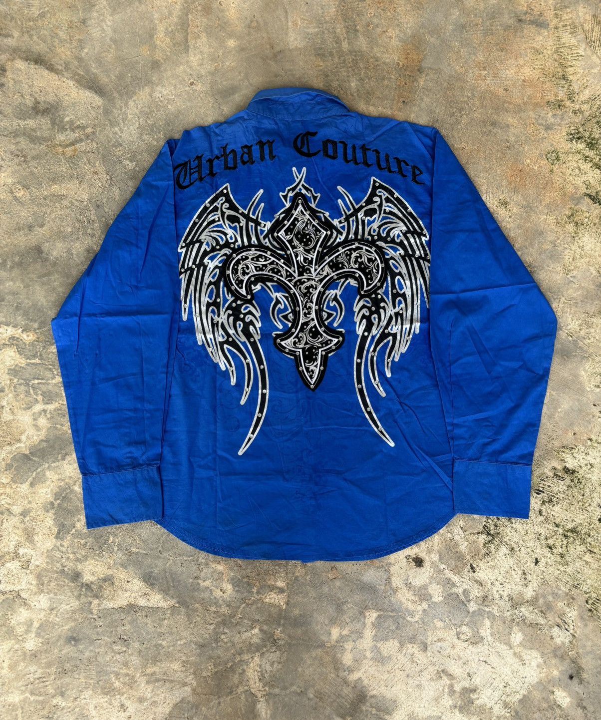 Y2k Urban Couture Big Logo Ifsixwasnine Punk Style Shirt