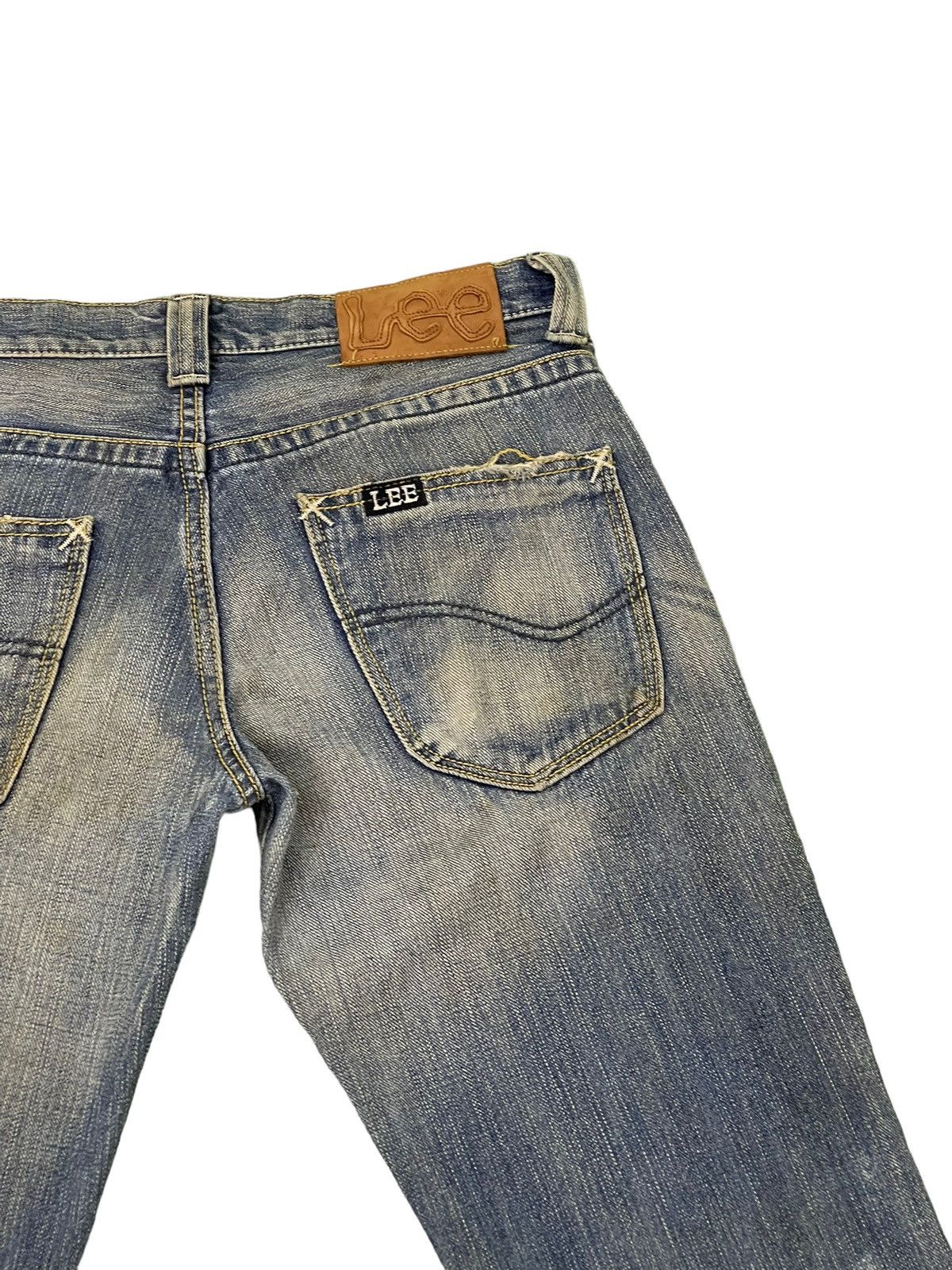 Lee Flare Jeans Lee Japan Distress Faded Boot Cut 7🟦5 Size US 30 / EU 46 - 20 Thumbnail