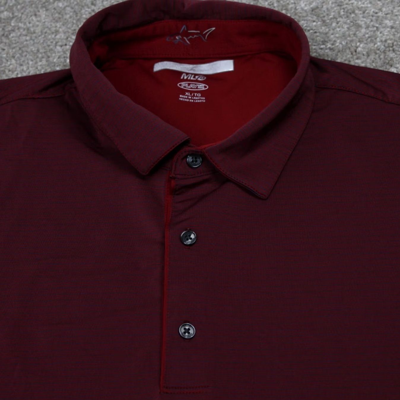 Vintage Greg Norman Polo Shirt Mens XL Red ML75 PlayDRY Poly Stretch Golf Short Sleeve Size US XL / EU 56 / 4 - 4 Thumbnail