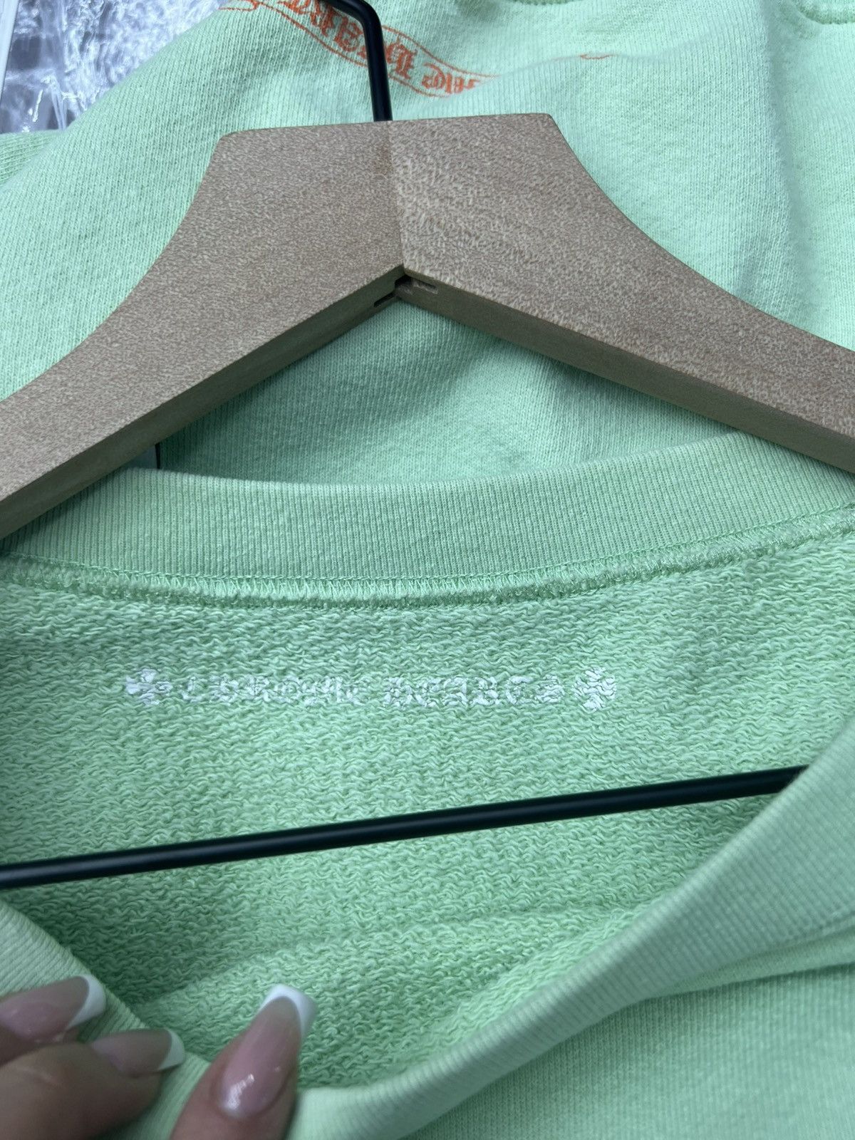 Chrome Hearts Chrome Hearts Teal Crewneck Size US XL / EU 56 / 4 - 6 Thumbnail