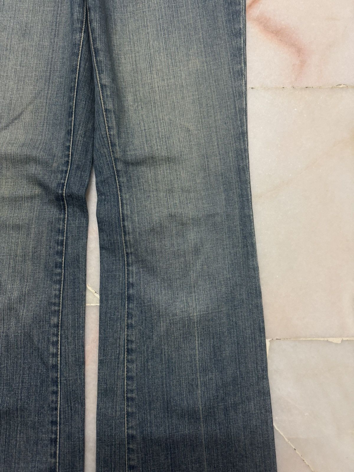 Japanese Brand 💥BOOTCUT💥JAPANESE TOPVALU RUSTY MUDWASH FLARED JEANS Size US 28 / EU 44 - 6 Thumbnail