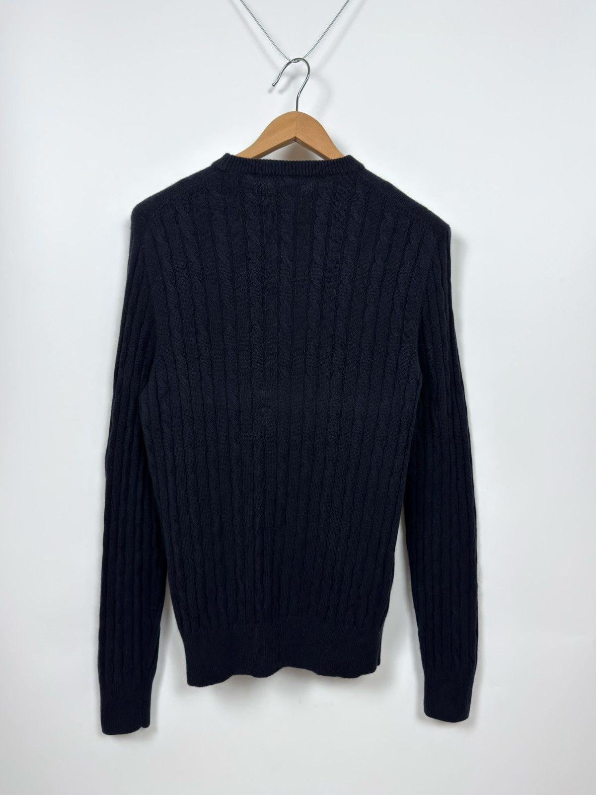 Loro Piana Loro Piana Baby Cashmere Navy Cable Knit Sweater Size US M / EU 48-50 / 2 - 3 Thumbnail