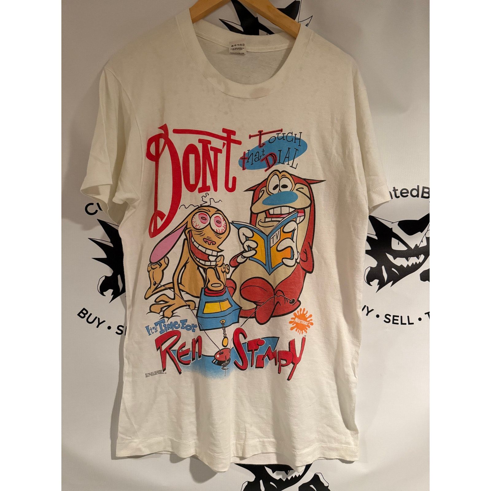 Nickelodeon Vintage Ren and Stimpy Nicktoons Promo Shirt Anime Size US L / EU 52-54 / 3 - 1 Thumbnail