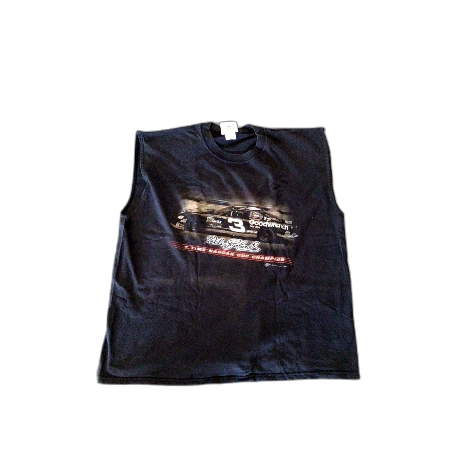 Chase Authentics Vintage Dale Earnhardt Winners Circle Cut Off Muscle Shirt N Size US XL / EU 56 / 4 - 1 Thumbnail