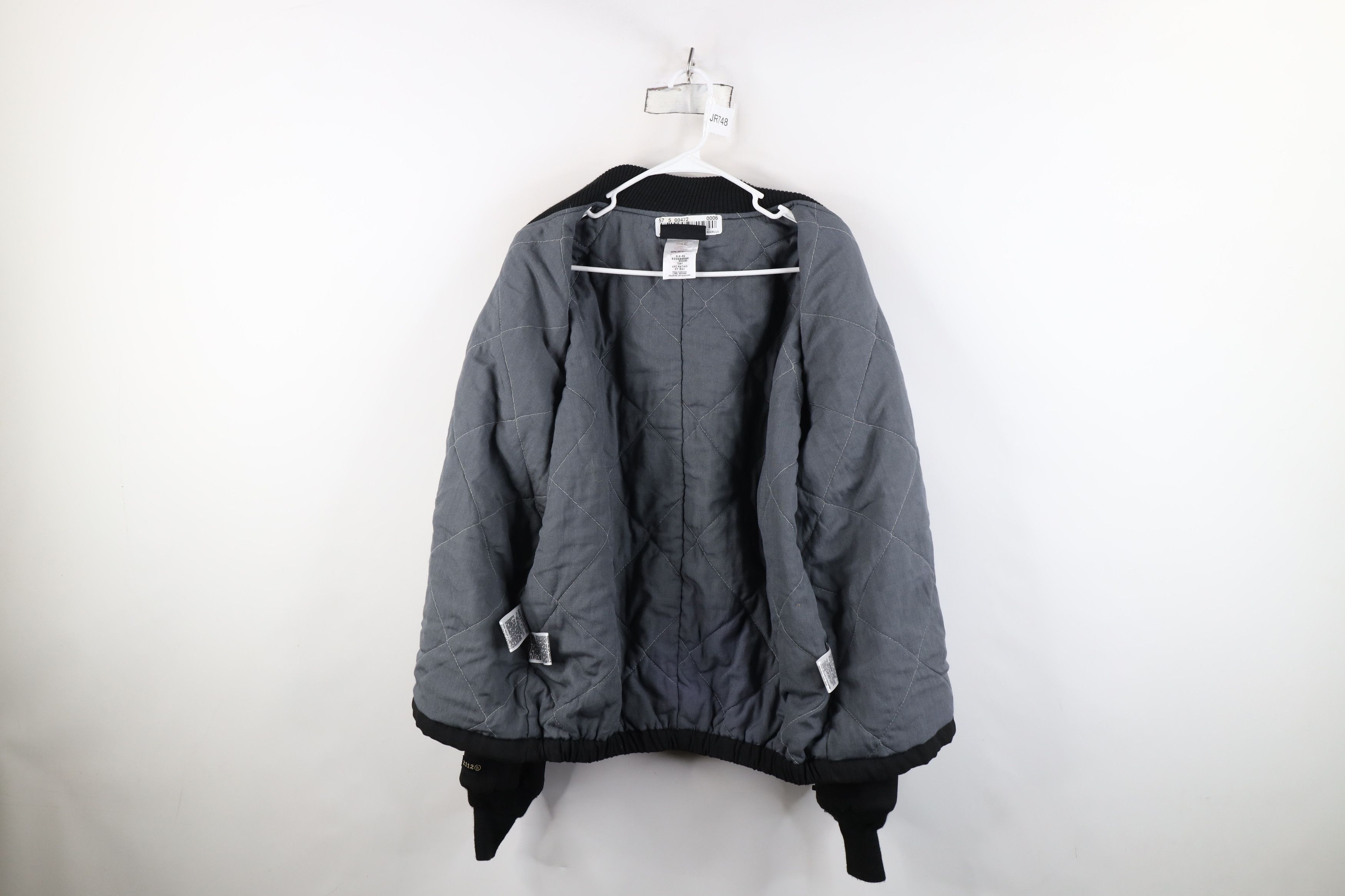 Vintage Vintage Streetwear Fire Flame Resistant Work Bomber Jacket Size US XL / EU 56 / 4 - 10 Thumbnail