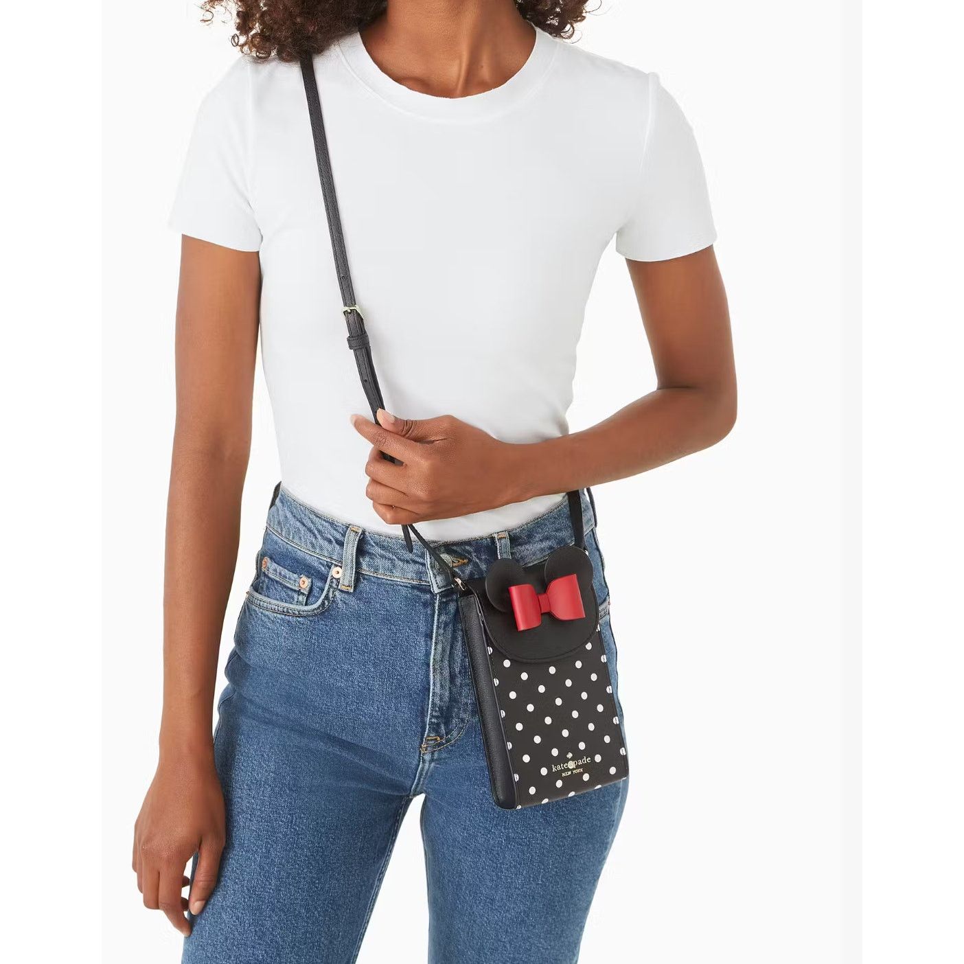Kate Spade Kate Spade Minnie Mouse North South Flap Crossbody Bag Size ONE SIZE - 4 Thumbnail