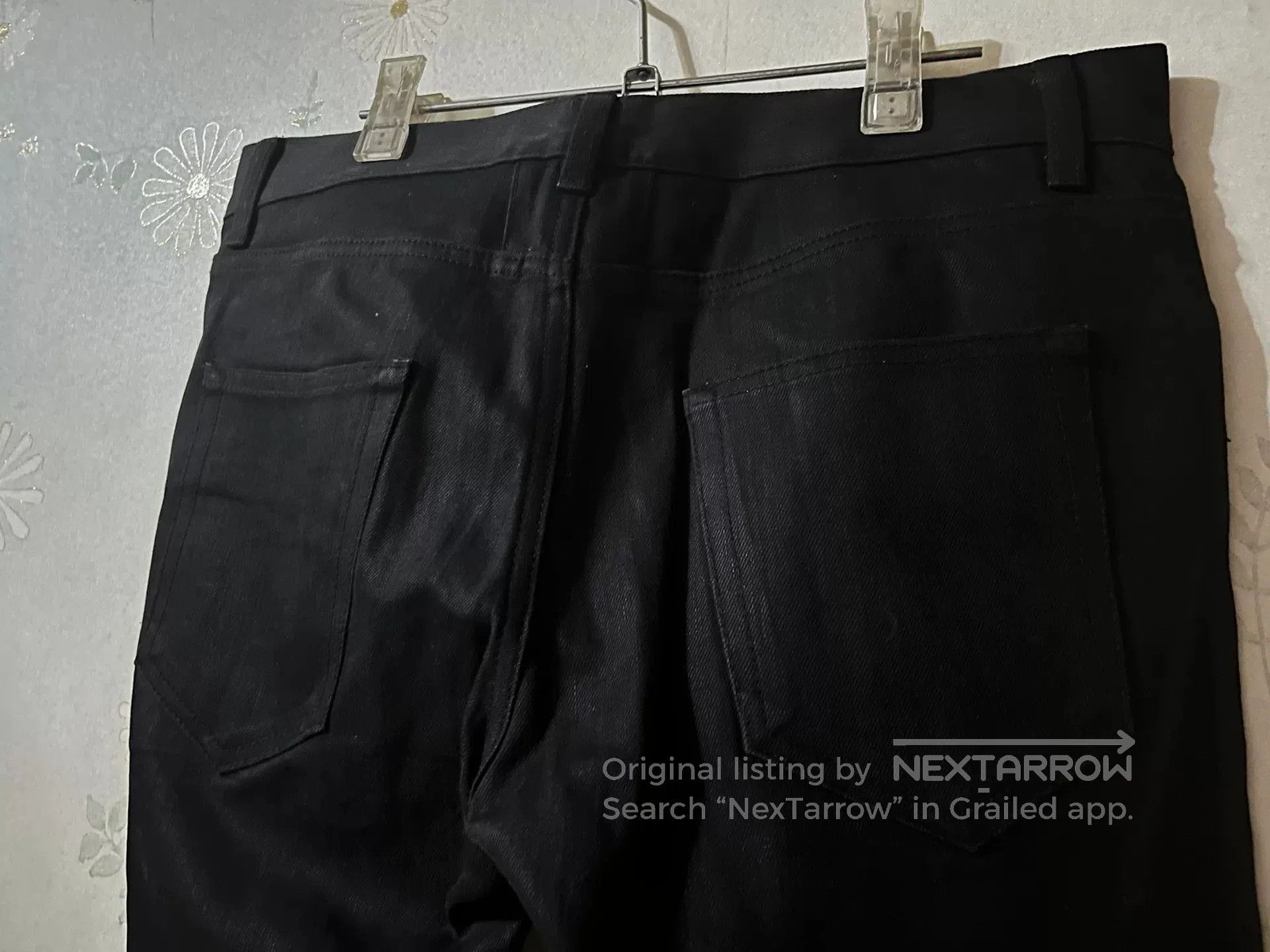 Saint Laurent Paris Saint Laurent Men's Black Jeans. Size US 32 / EU 48 - 3 Thumbnail