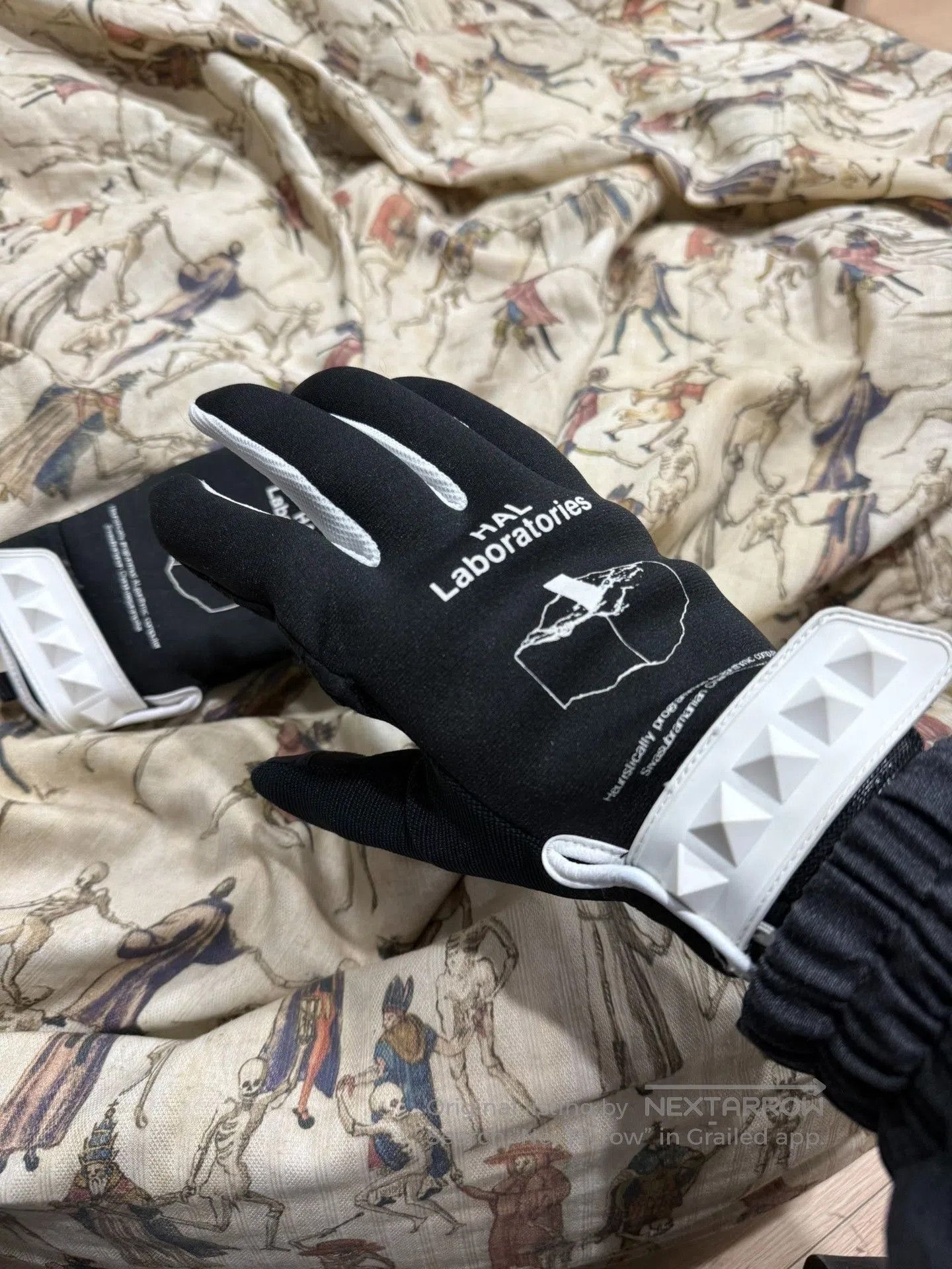 Undercover UNDERCOVER HAL Laboratories Rivet Moto Gloves. Size ONE SIZE - 6 Thumbnail