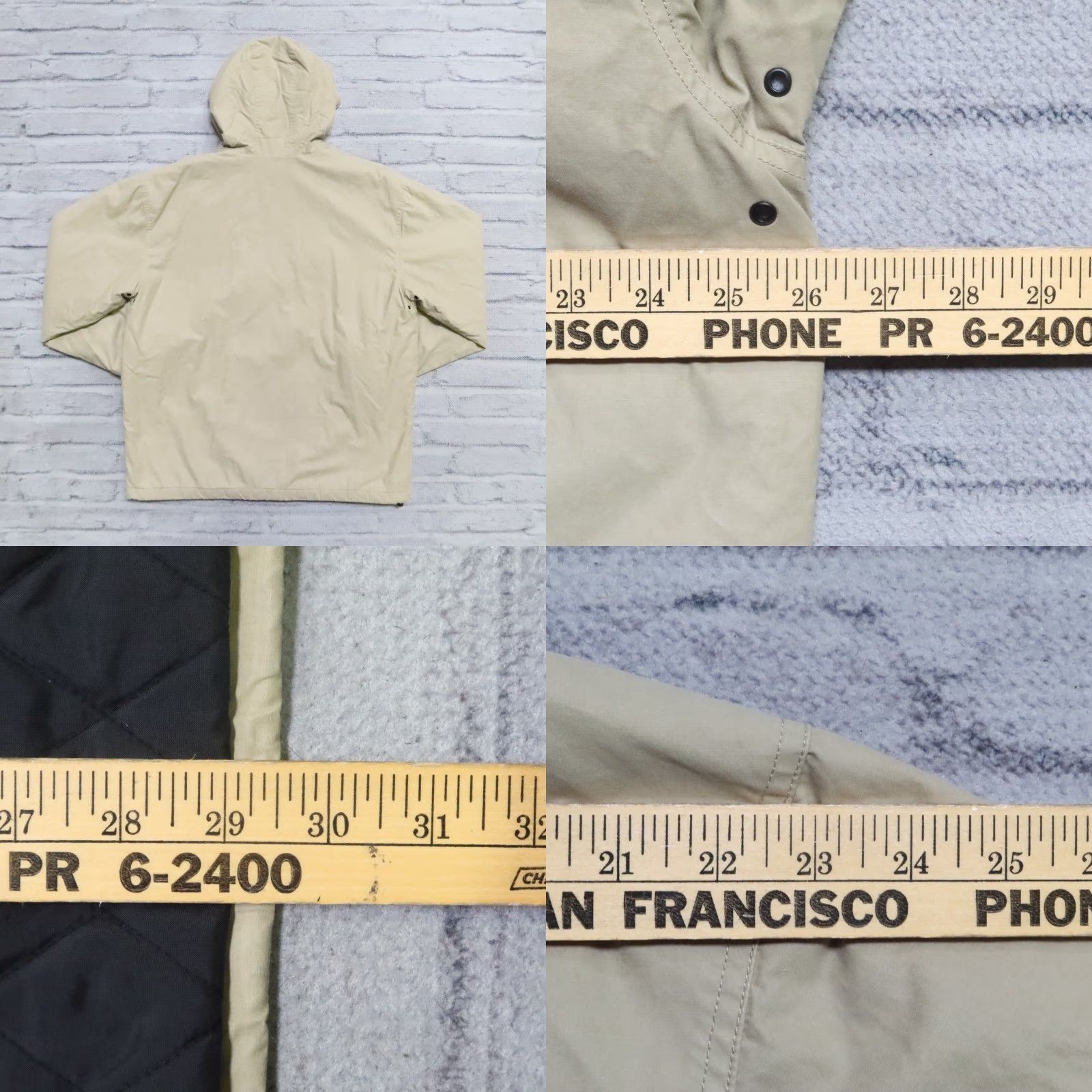 Polo Ralph Lauren VINTAGE Polo Sport Ralph Lauren Pullover Jacket L Brown 90s Mens Quilted Wool Quarter Zip Size US L / EU 52-54 / 3 - 8 Thumbnail