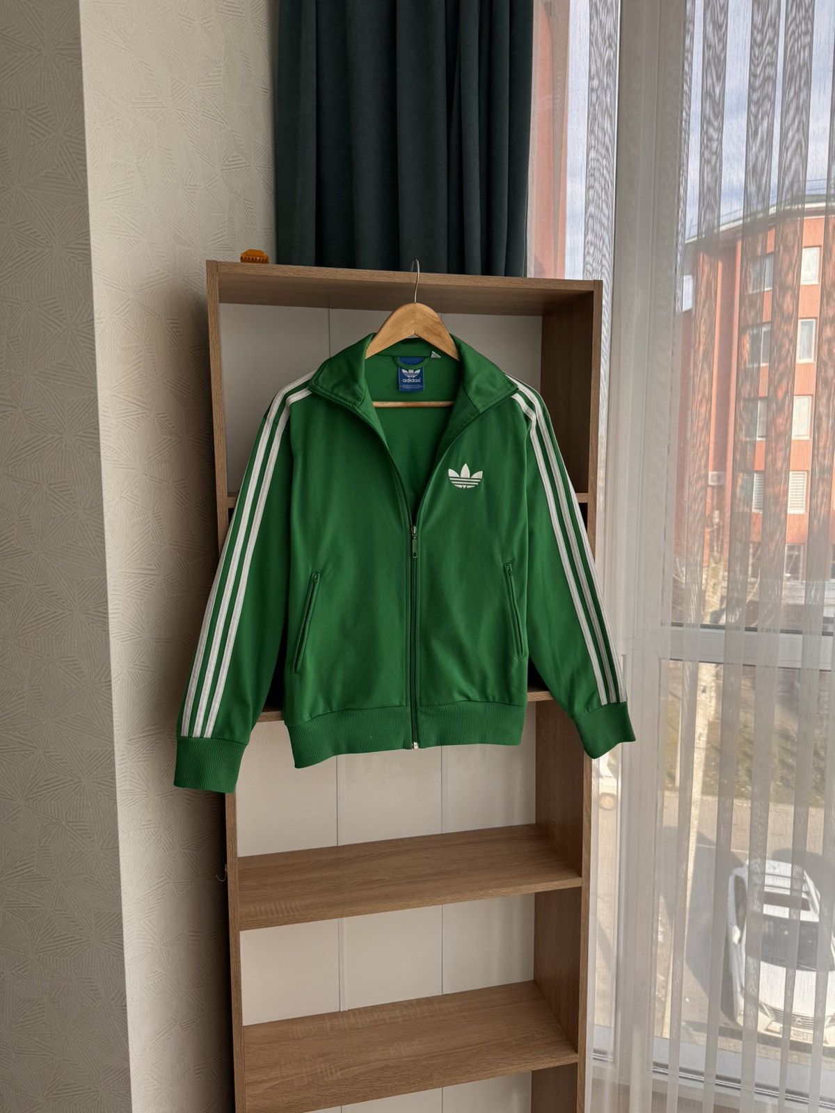 Adidas × Vintage Vintage Adidas Firebird Three Stripes Green Classic Jacket Size US S / EU 44-46 / 1 - 4 Thumbnail