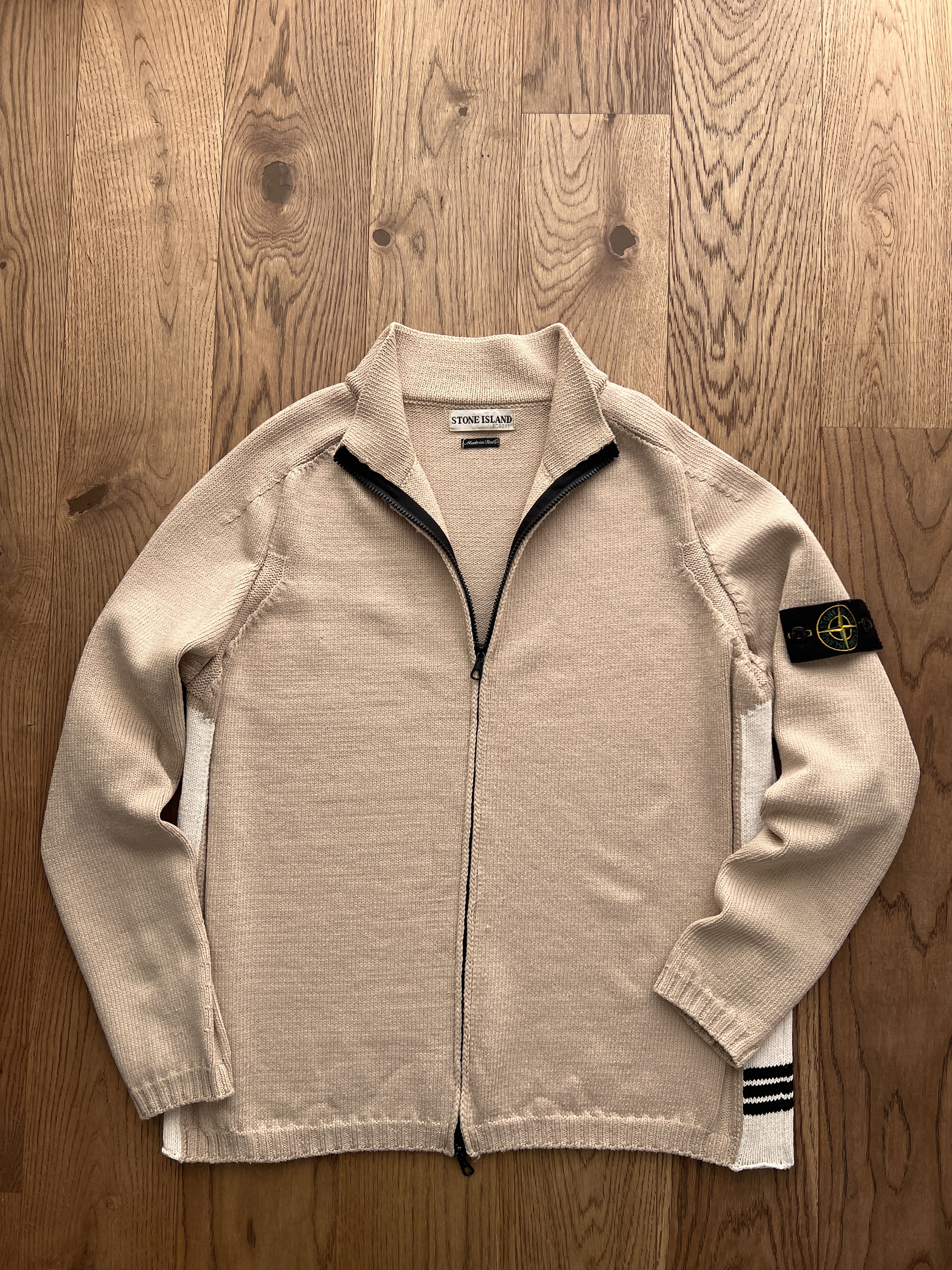 Massimo Osti 2000s VINTAGE STONE ISLAND KNIT SWEATER RARE Size US L / EU 52-54 / 3 - 1 Thumbnail