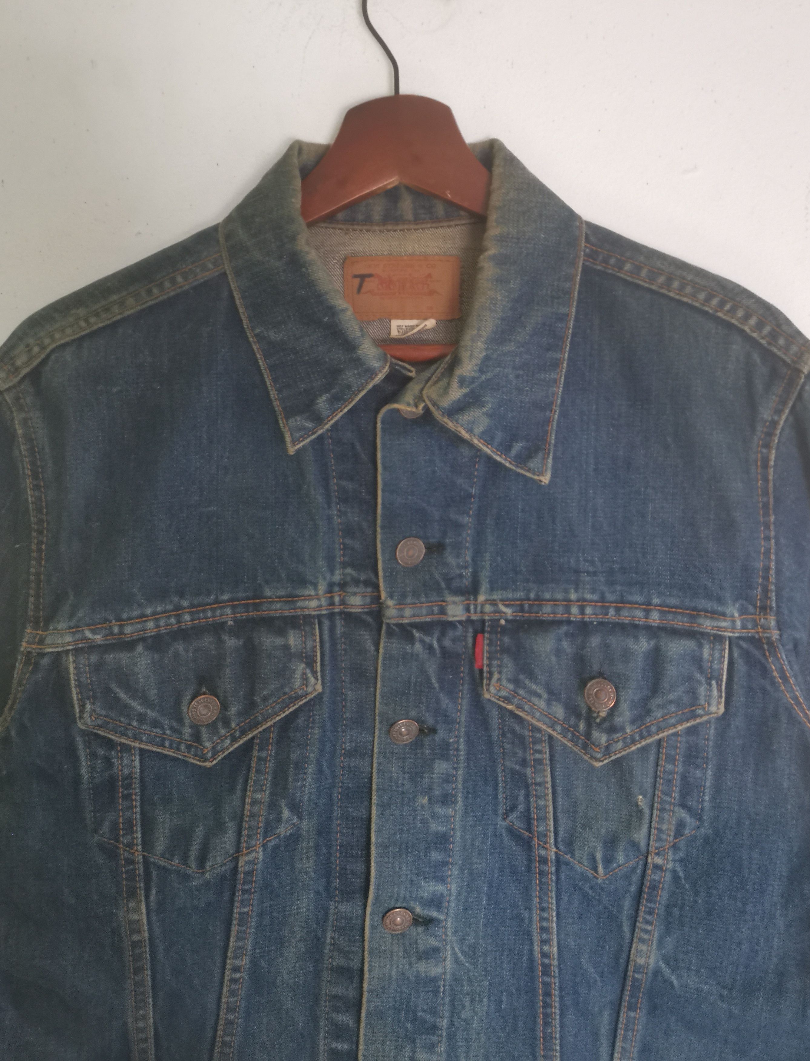 Levi's × Levi's Vintage Clothing Rare vintage Levi's denim jacket stemp button 52 Size US M / EU 48-50 / 2 - 2 Thumbnail