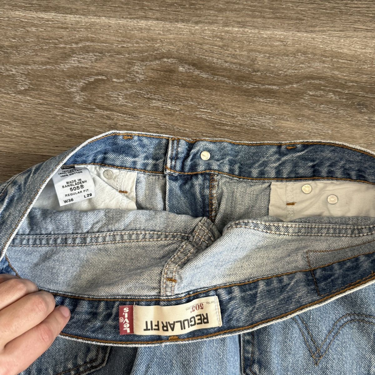 Levi's × Vintage Essential Vintage y2k Levi’s 505 jeans Size US 36 / EU 52 - 3 Thumbnail