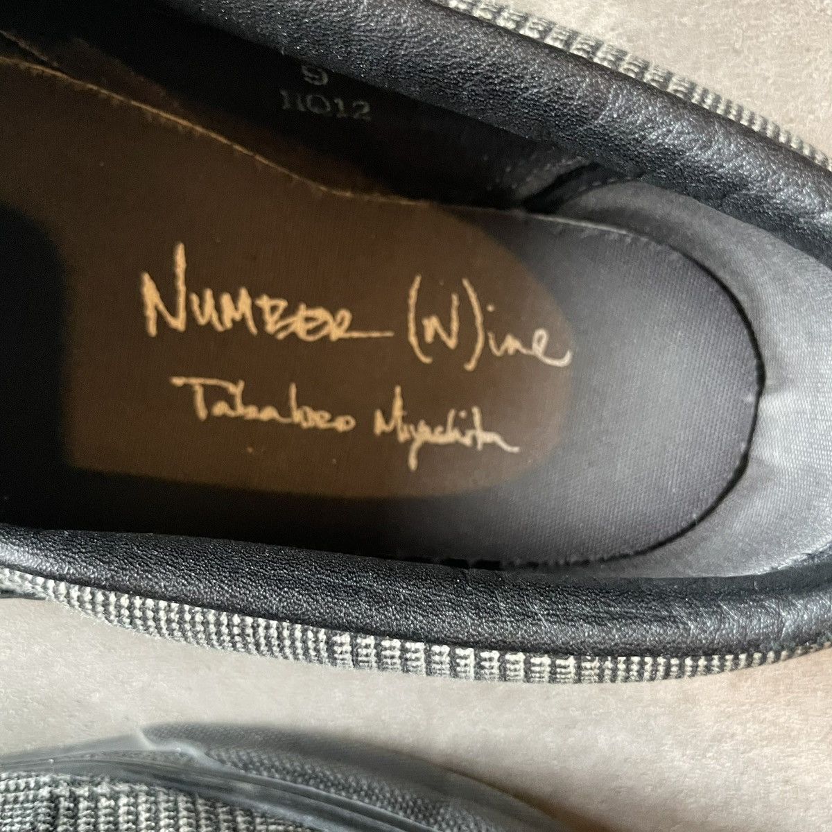 Number (N)ine Number (N)ine Plaid Slip Ons Size US 9 / EU 42 - 5 Thumbnail
