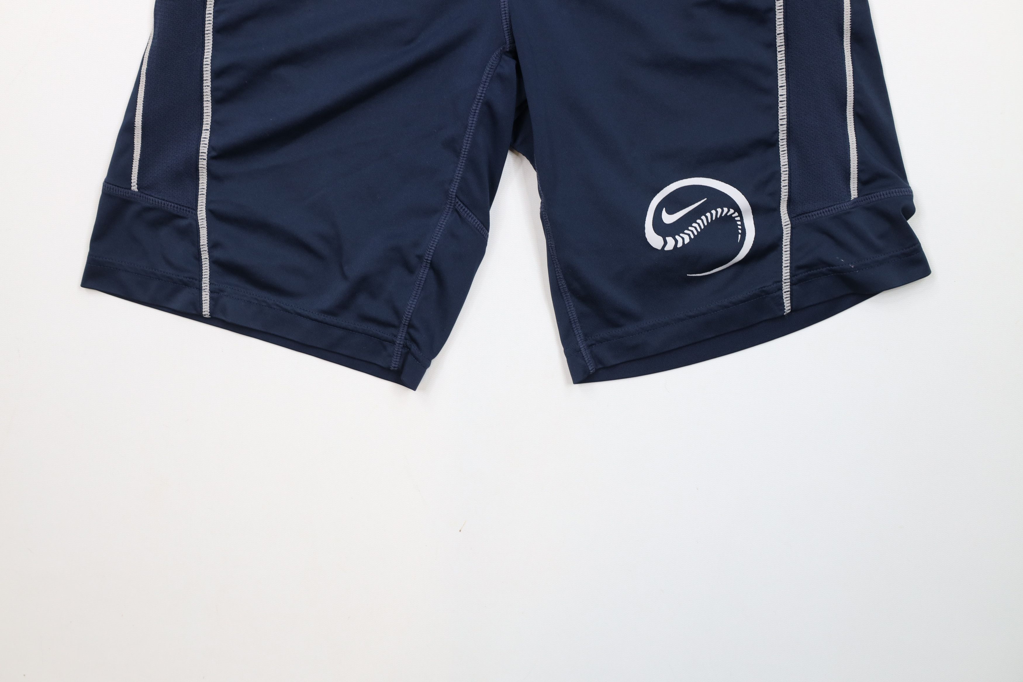 Nike × Vintage Vintage Y2K Nike Baseball Mini Swoosh Above Knee Shorts Size US 34 / EU 50 - 4 Thumbnail