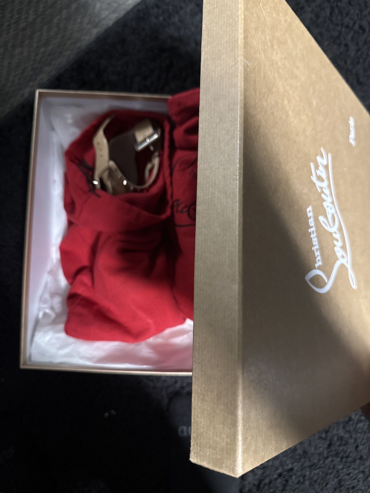 Christian Louboutin choca lux 120 Size US 7 / IT 37 - 7 Thumbnail