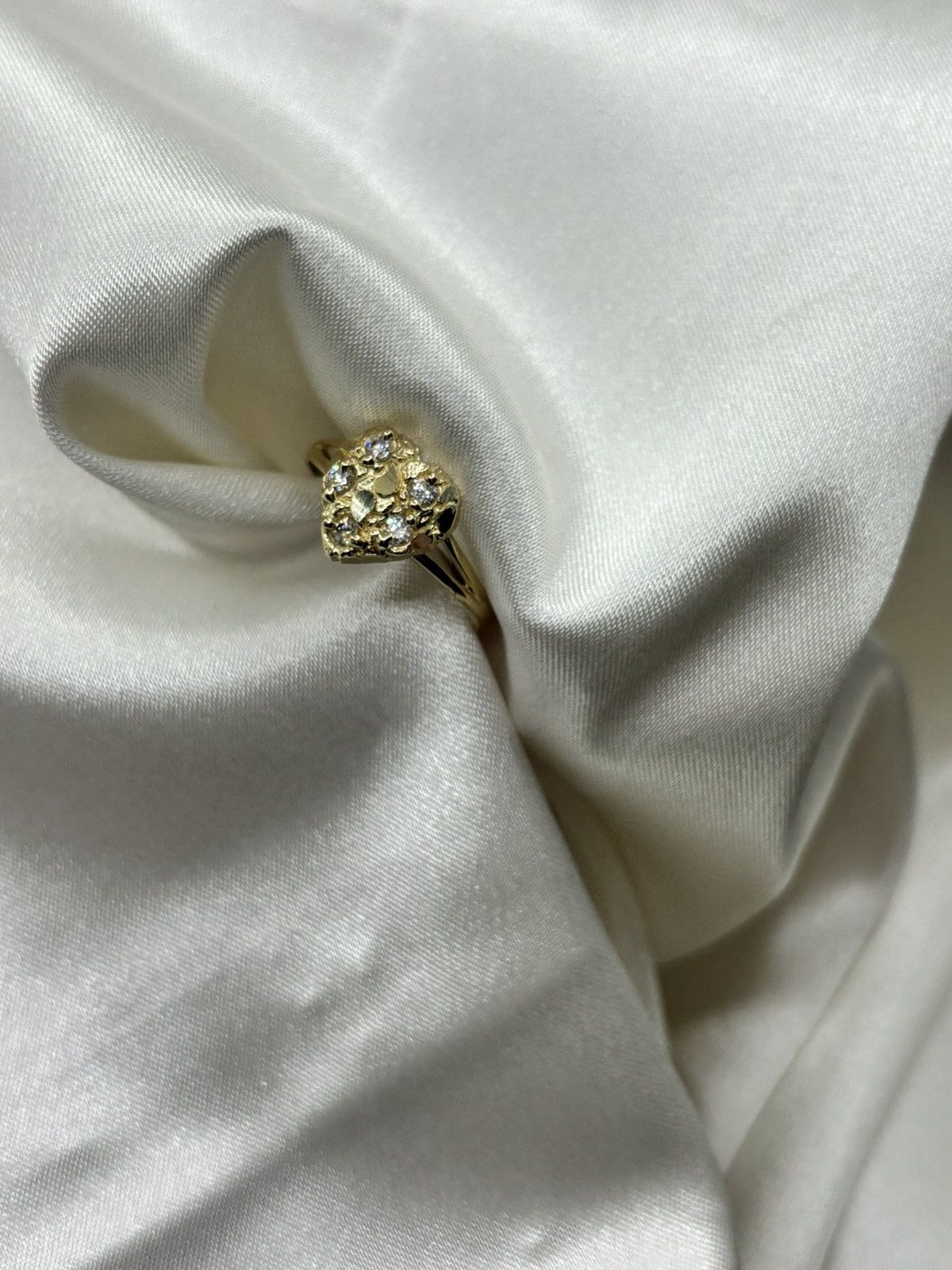 Other 14k Heart Nugget Ring sz7 Size ONE SIZE - 5 Thumbnail