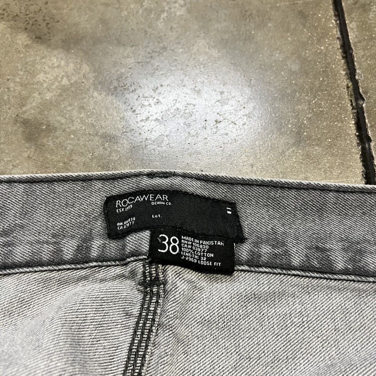 Rocawear Vintage Rocawear Denim Jeans Baggy Wide Leg Skater Y2K JNCO Size US 38 / EU 54 - 10 Thumbnail